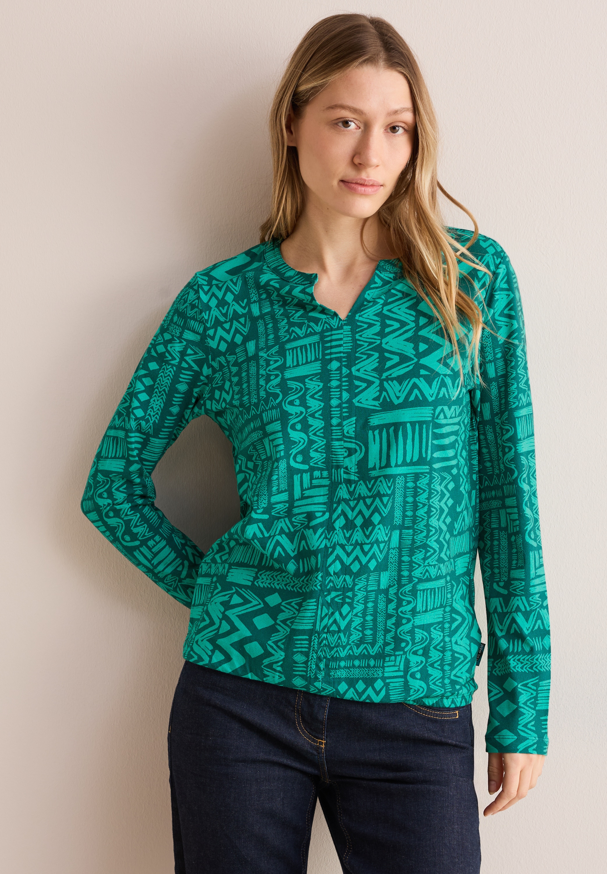 Cecil Tunikashirt, aus reiner Baumwolle