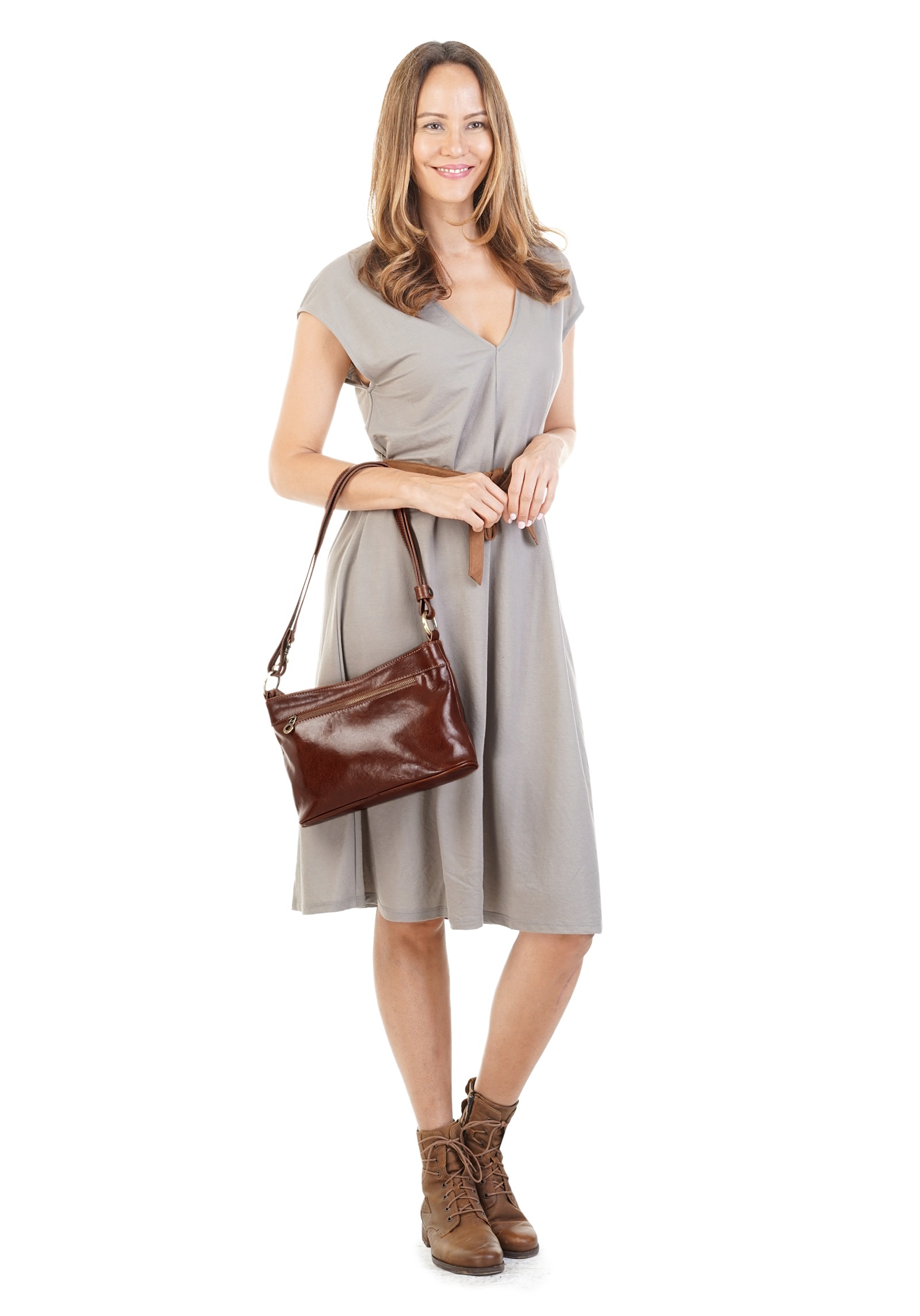 Piké Umhängetasche echt Leder, Made in Italy günstig online kaufen