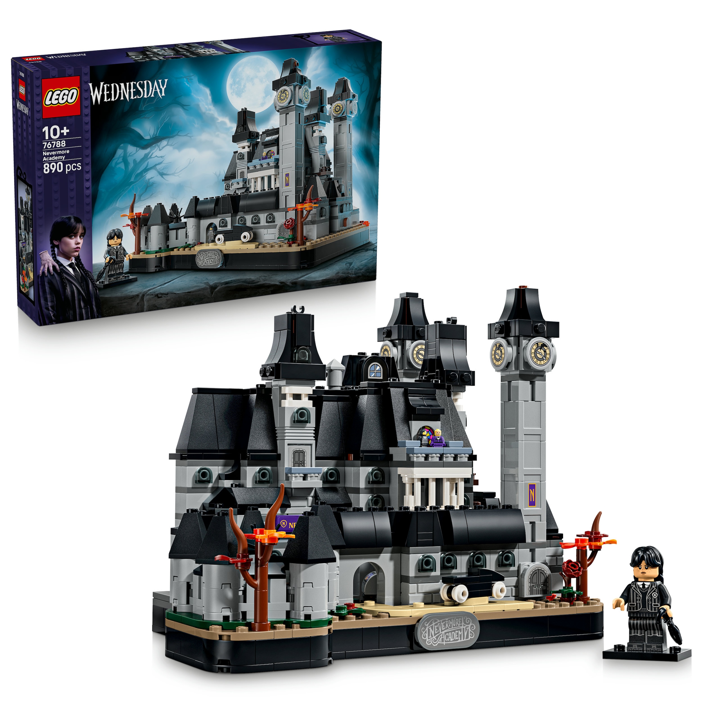 LEGO® Konstruktionsspielsteine »Nevermore Academy (76788), LEGO Wednesday« Made in Europe
