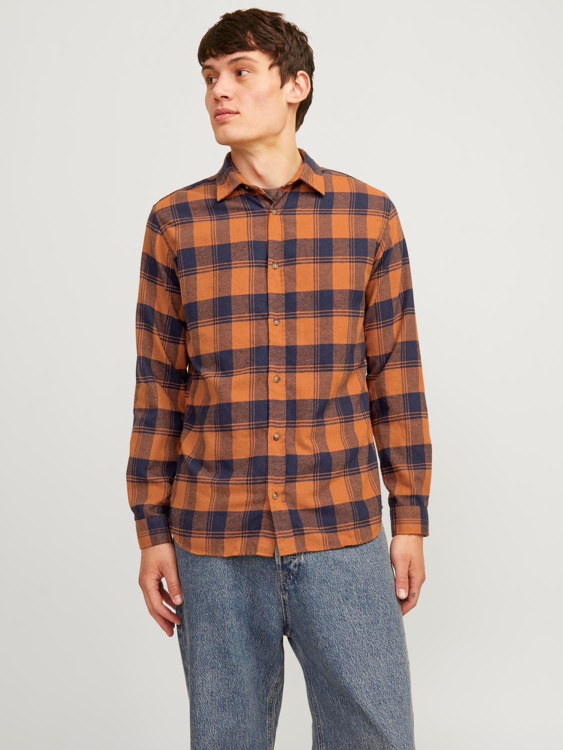 Jack & Jones Langarmhemd "JJJOSHUA FALL BUFFALO SHIRT LS" günstig online kaufen