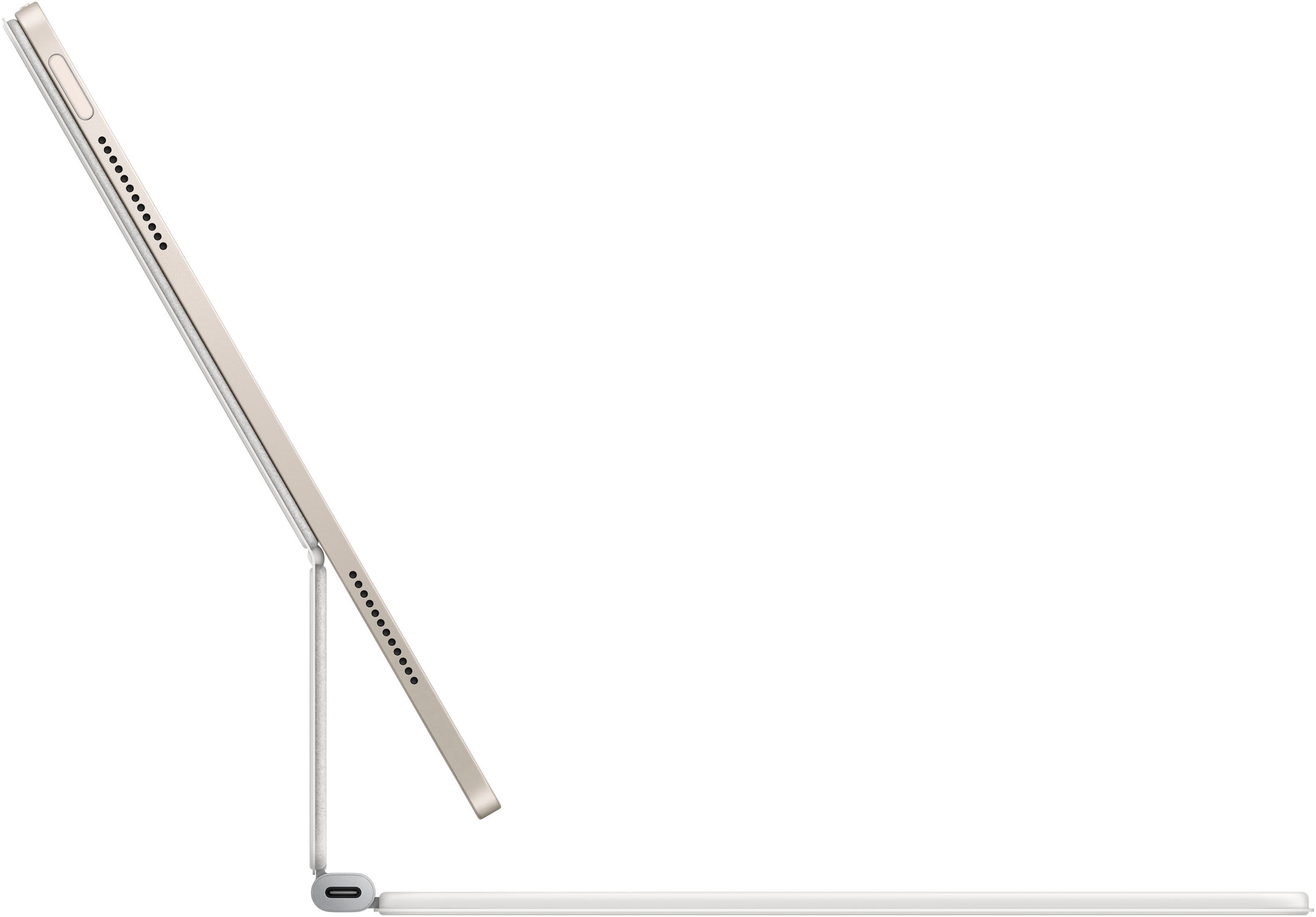 Apple iPad-Tastatur »Magic Keyboard für das 13" iPad Air (M3)«, (Funktionstasten-Touchpad-USB-Anschluss)