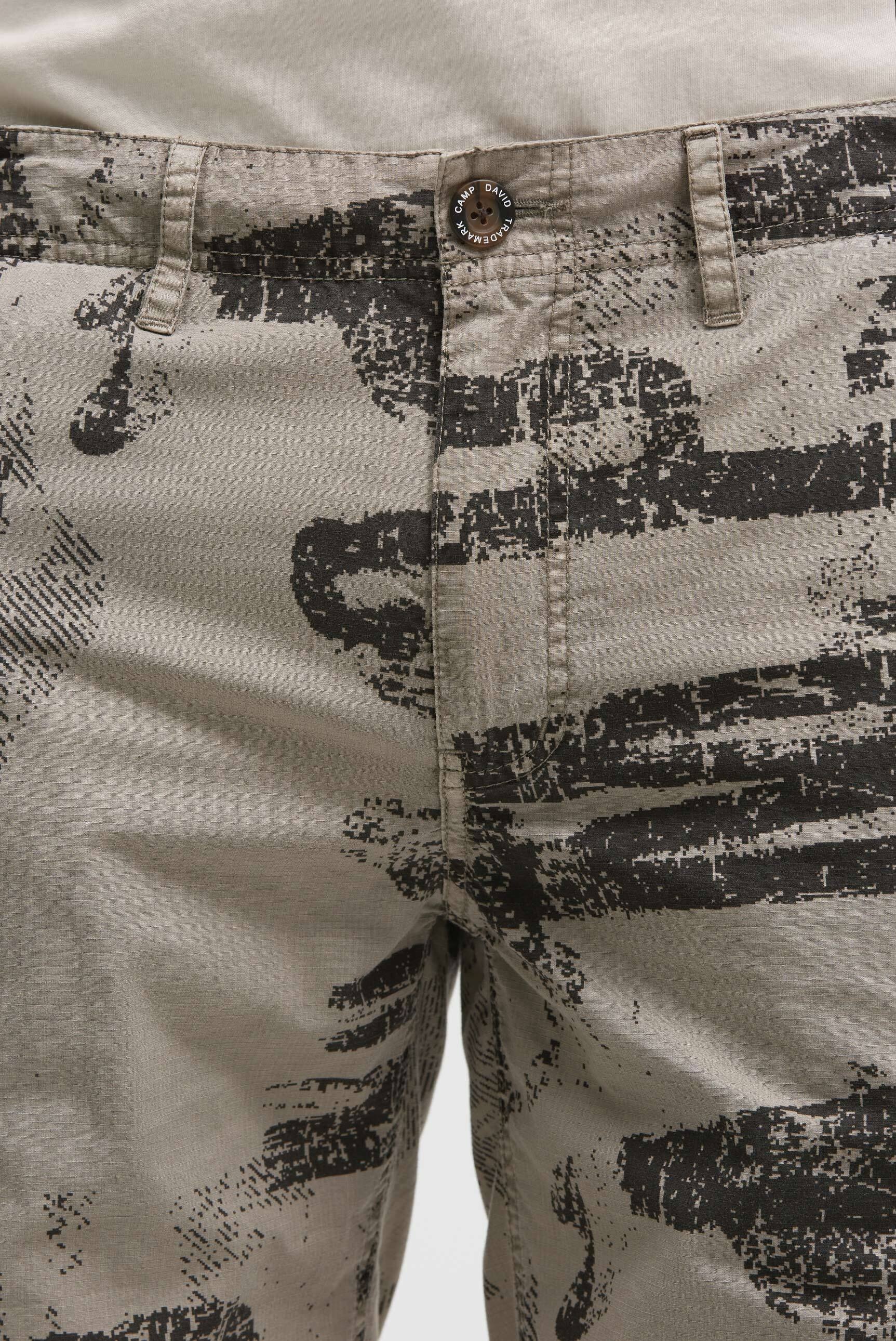 CAMP DAVID Shorts  mit All Over Print