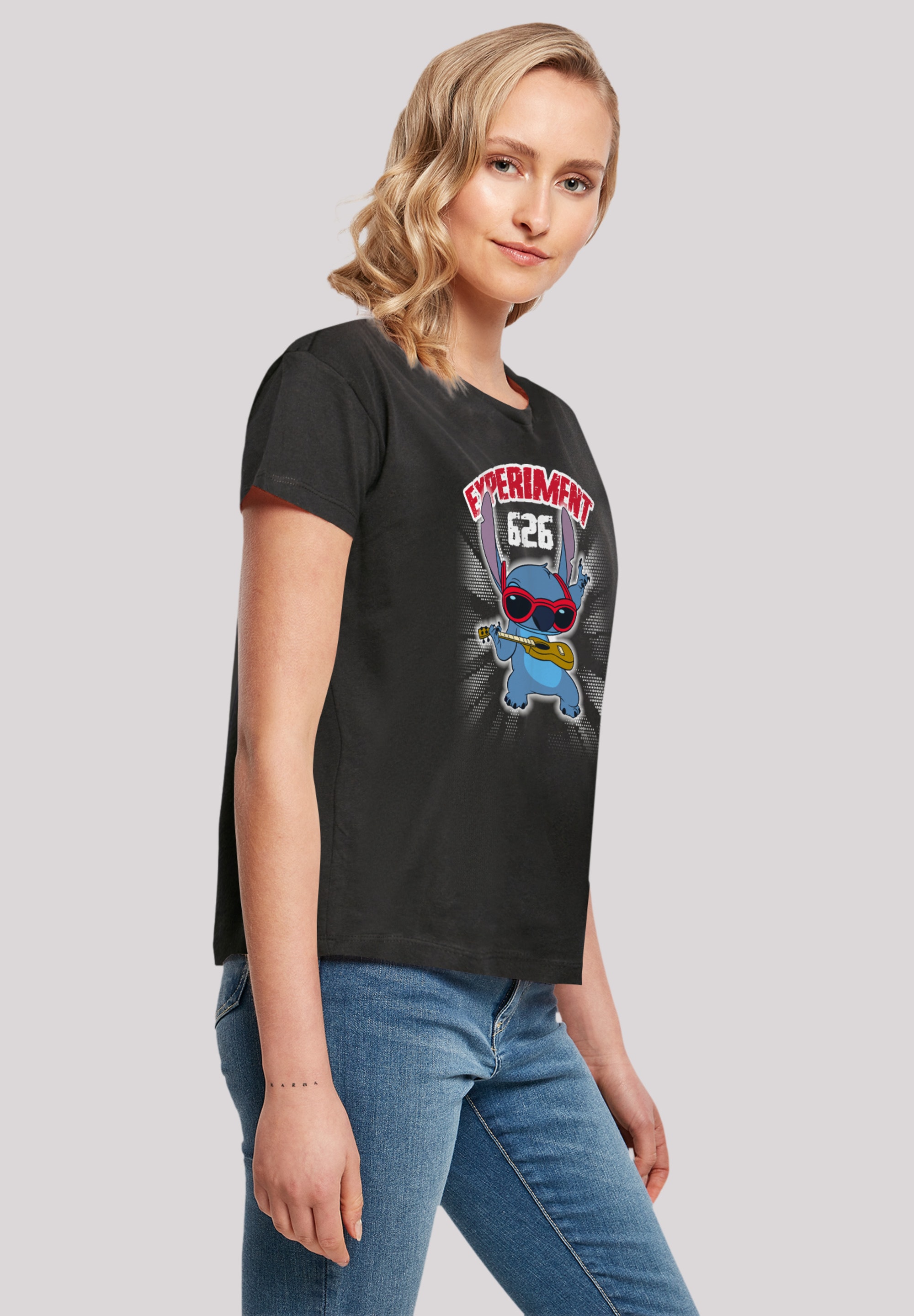 Qualität Premium T-Shirt | F4NT4STIC für bestellen BAUR & Lilo Rockstar«, Stitch »Disney