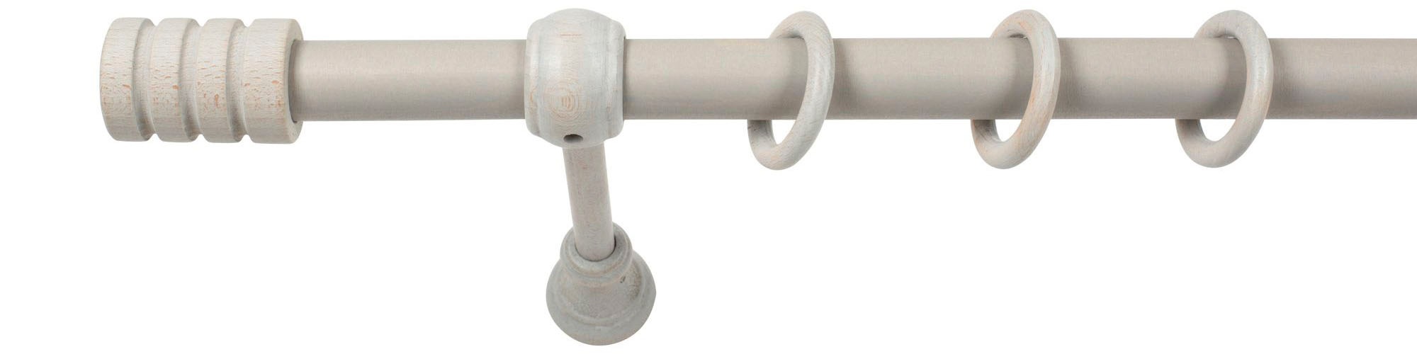 SN DECO GROUP Gardinenstange "Pisa" 1 läufig-läufig Fixmaß 28 mm, Holz, ver günstig online kaufen