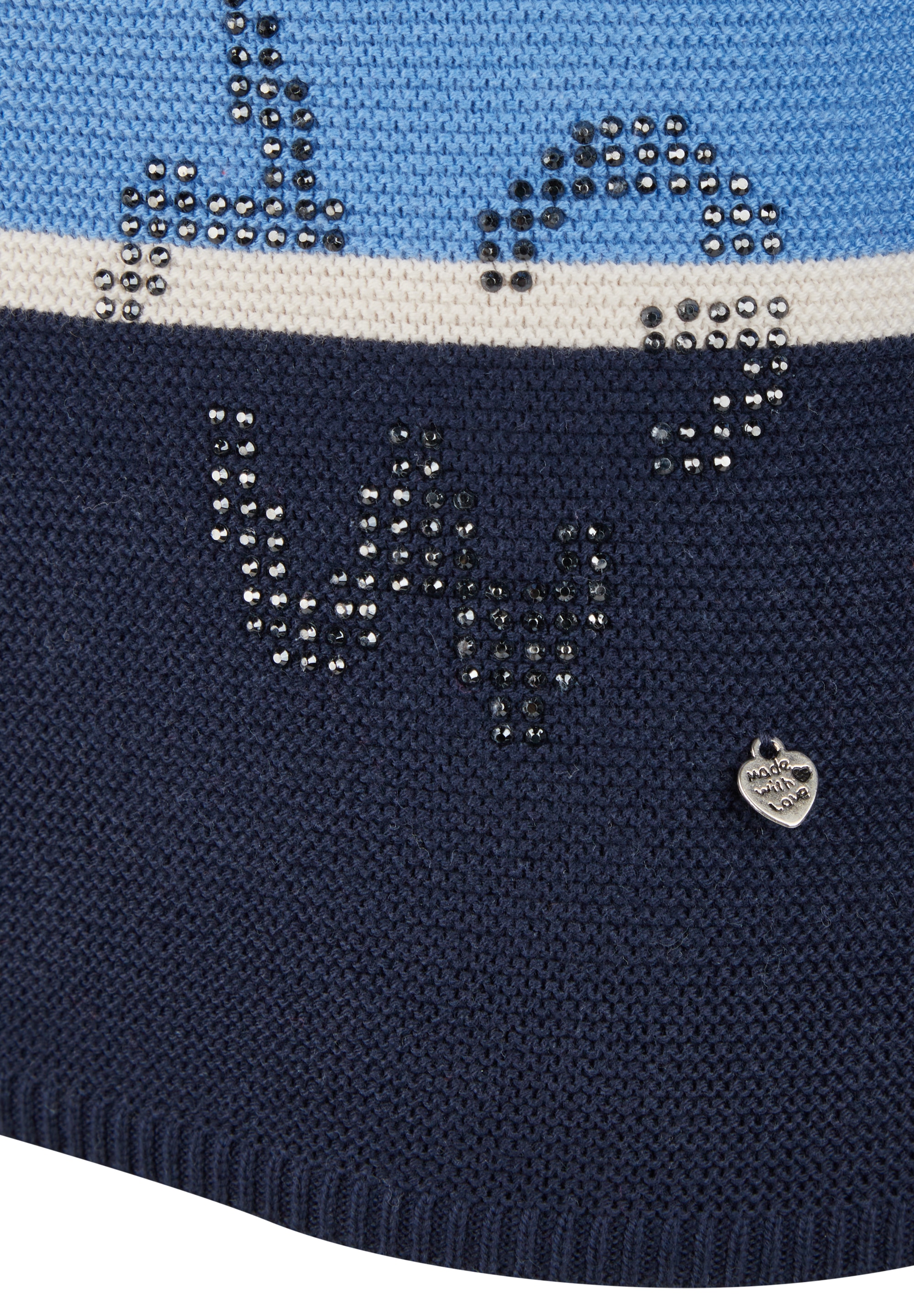 Rabe Strickpullover, im Colorblocking-Design