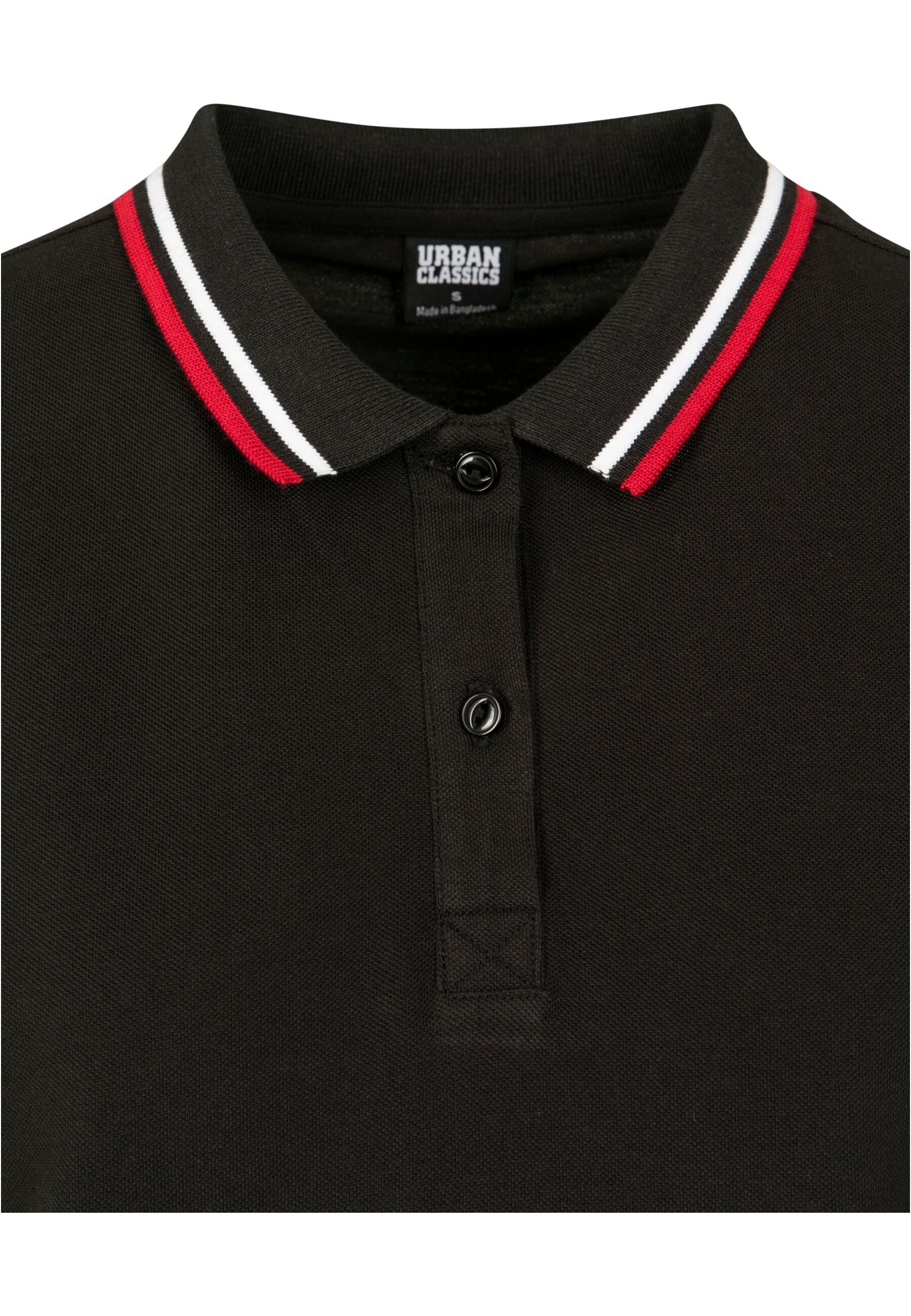 URBAN CLASSICS Shirtkleid »Urban Classics Damen Ladies Polo Dress«, (1 tlg.)
