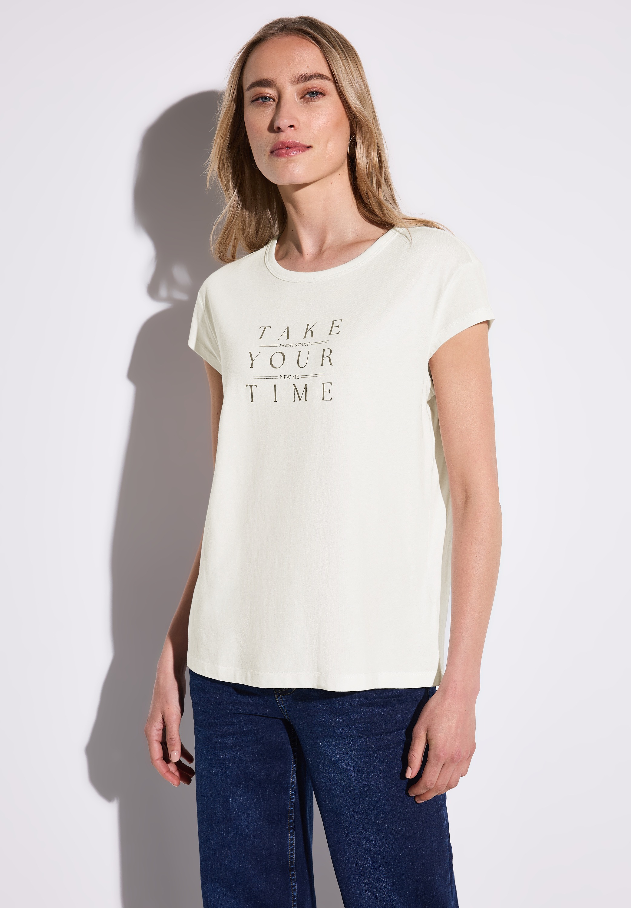 STREET ONE T-Shirt, mit Rundhalsausschnitt günstig online kaufen