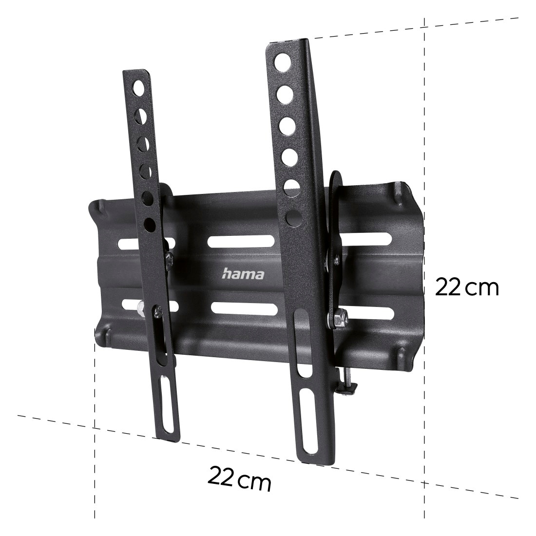 Hama TV-Wandhalterung »Wandhalterung (neigbar, 19"-48", VESA 200x200)«, bis 122 cm Zoll