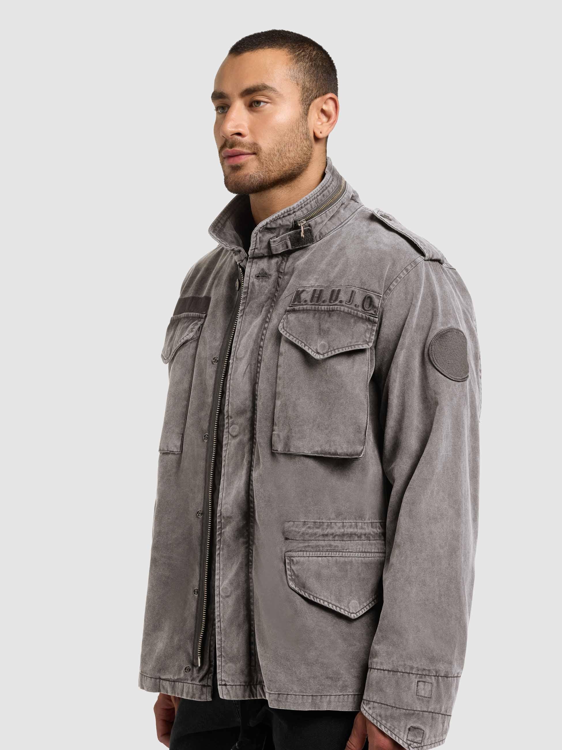 khujo Funktionsjacke »Gene« 1 Stk. tlg. mit Kapuze Übergangsparka mit Stehkragen