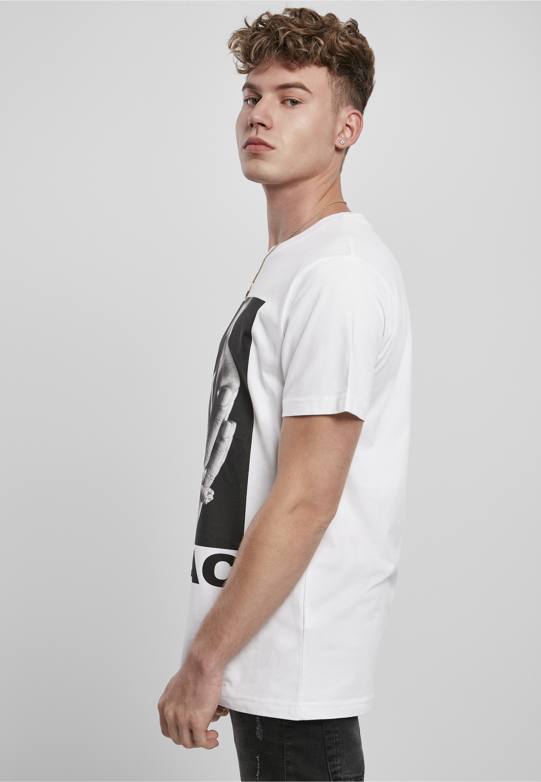 Merchcode T-Shirt »Merchcode Herren Tupac Profile Tee« 1 Stk.