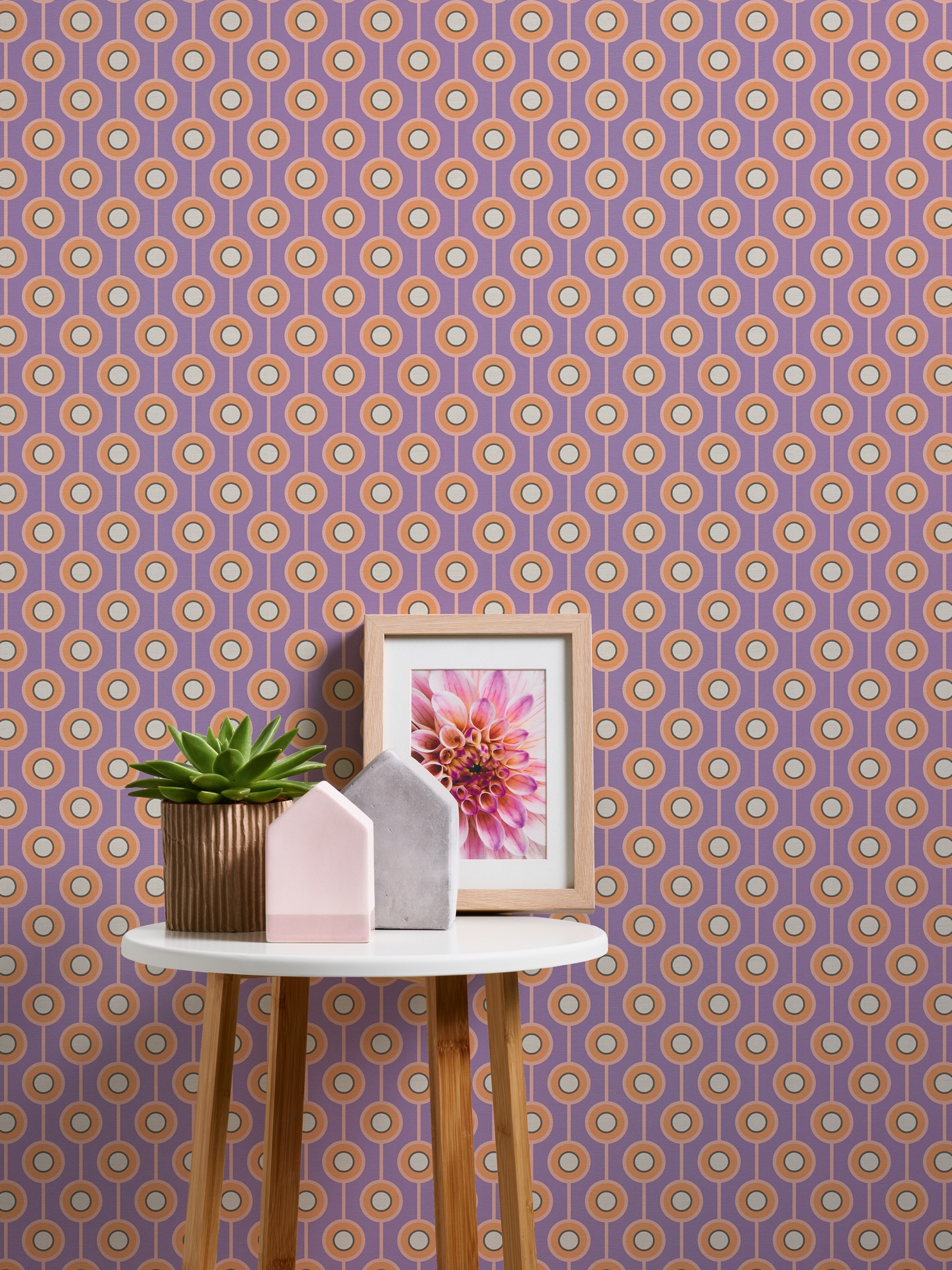 A.S. Création Vliestapete »Retro Chic Grafik-Tapete Mustertapete Retro 3D«, matt, Vintage Vliestapete für Schlafzimmer Küche Wohnzimmer Grafik Design