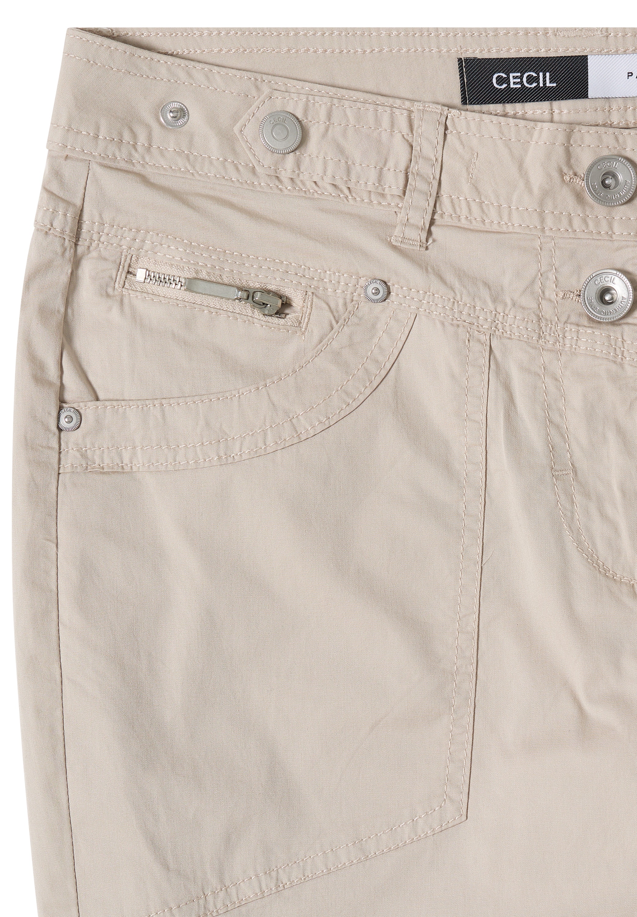 Cecil 3/4-Hose  aus Baumwolle mit Stretchanteil