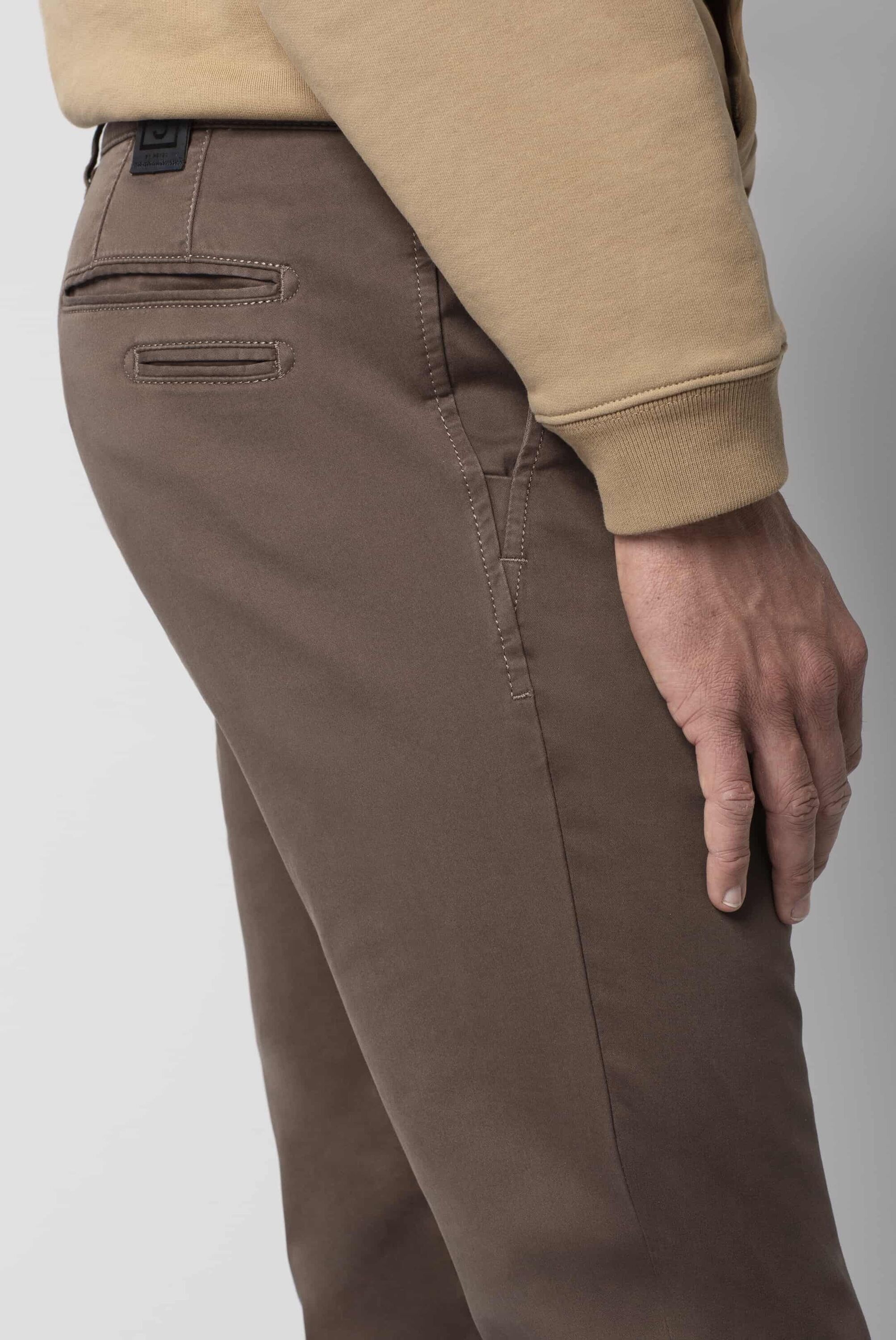 MEYER Chinos »M5 FIT«, im unifarbenen Design