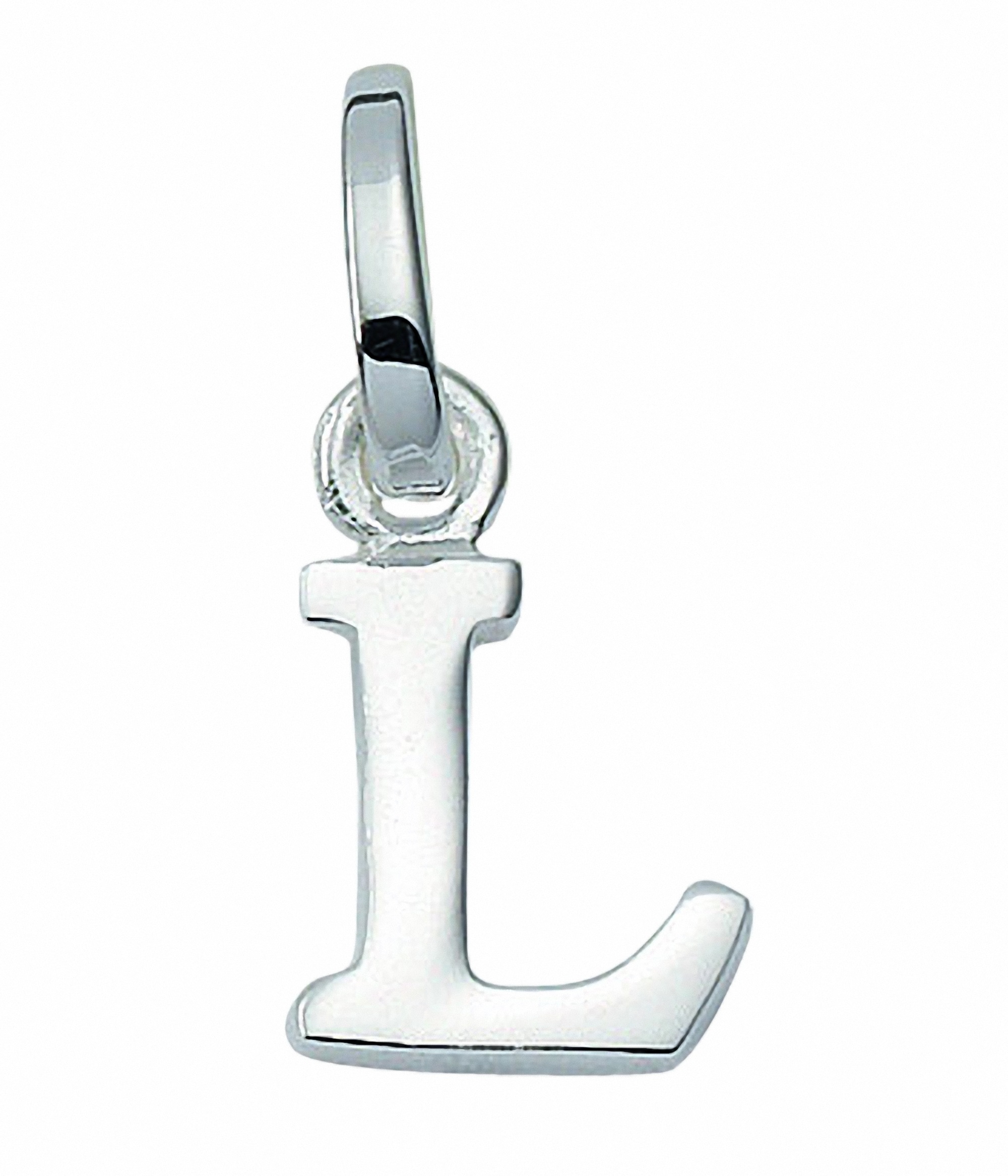 ADELIA ́S Damen Buchstabenanhänger "Damen & Herren 925 Silber Buchstabenanhänger L", Damen, L, Silber 925 (Sterlingsilber), silber, Silber 925