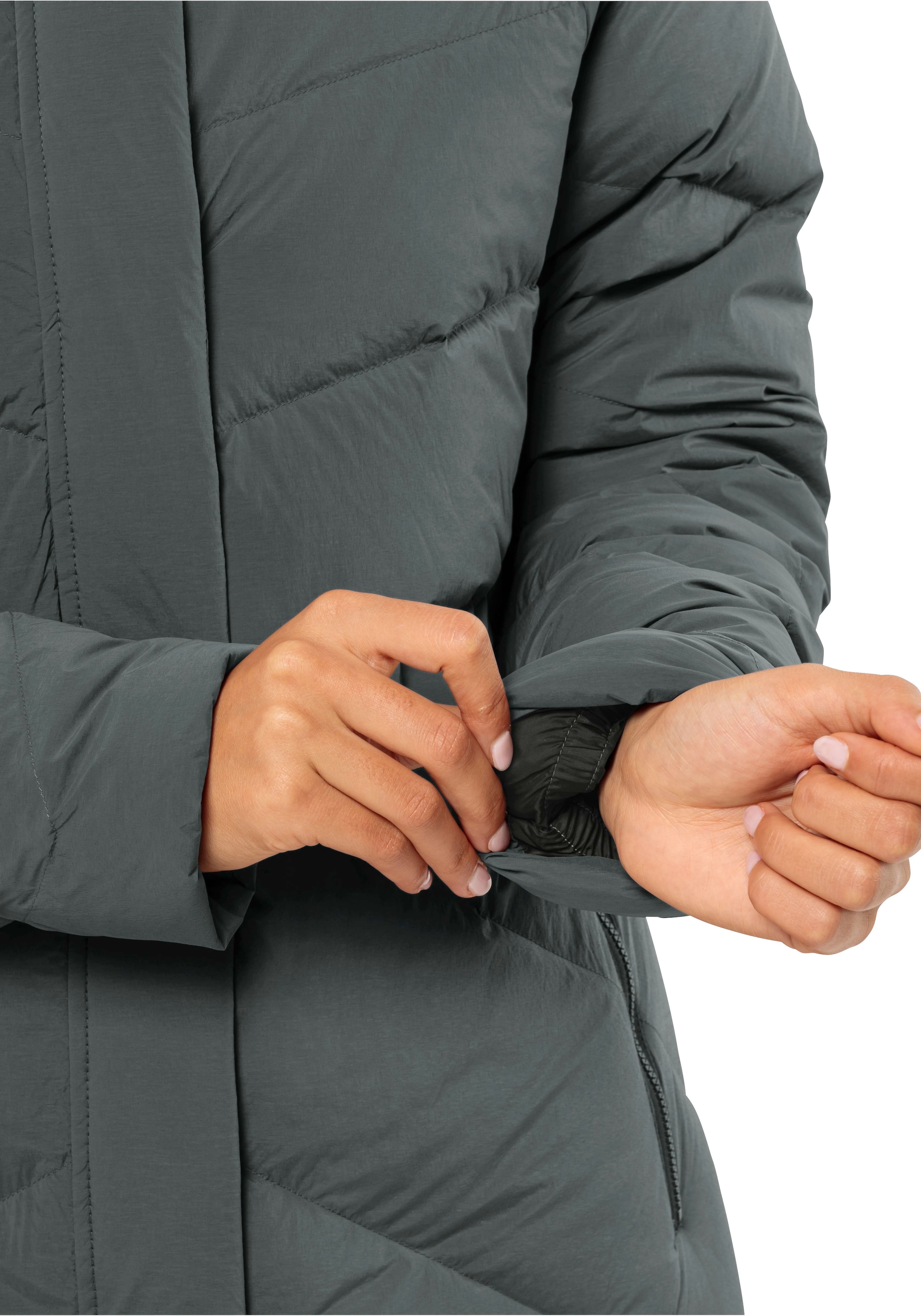 Jack Wolfskin Funktionsmantel »MARIENPLATZ COAT W«, mit Kapuze