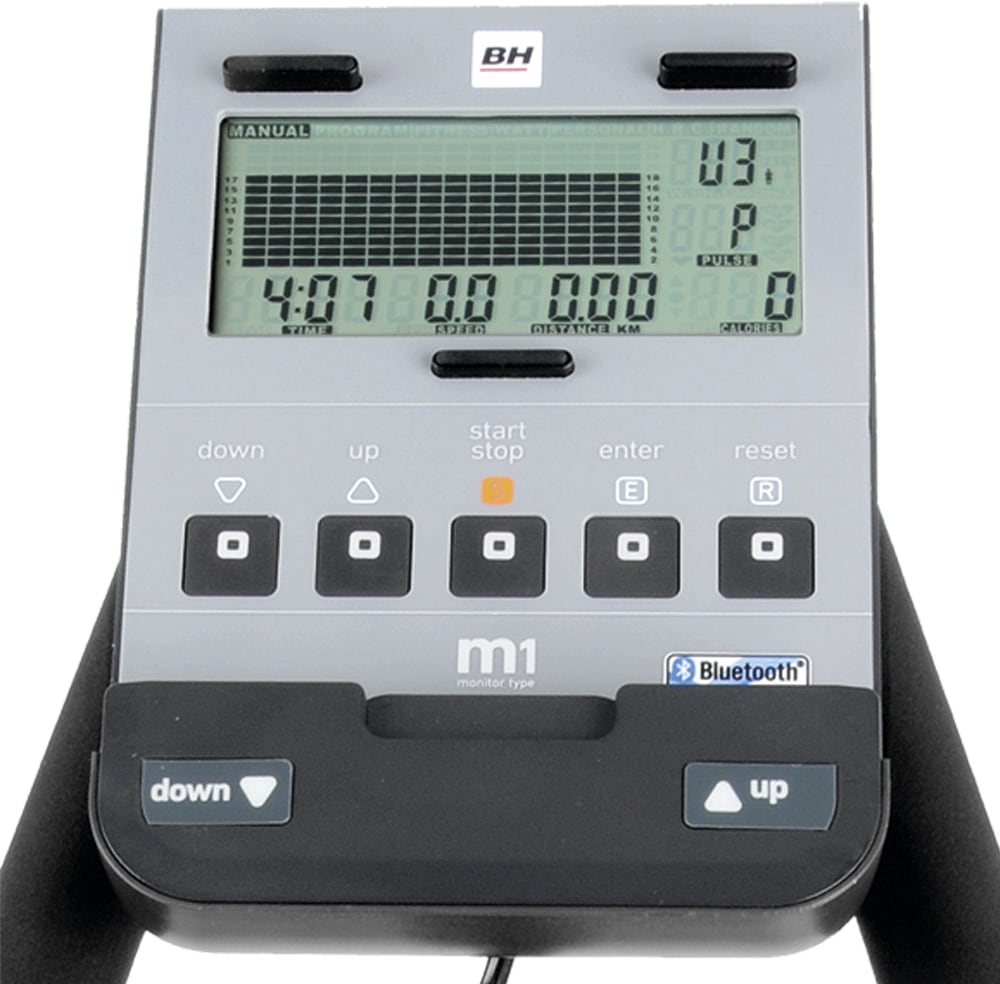 BH Fitness Air Bike »Indoorbike I.AirMag H9122I«, (mit Tablet-Halterung), Schwungmasse ca. 18 kg, 16 Widerstandsstufen