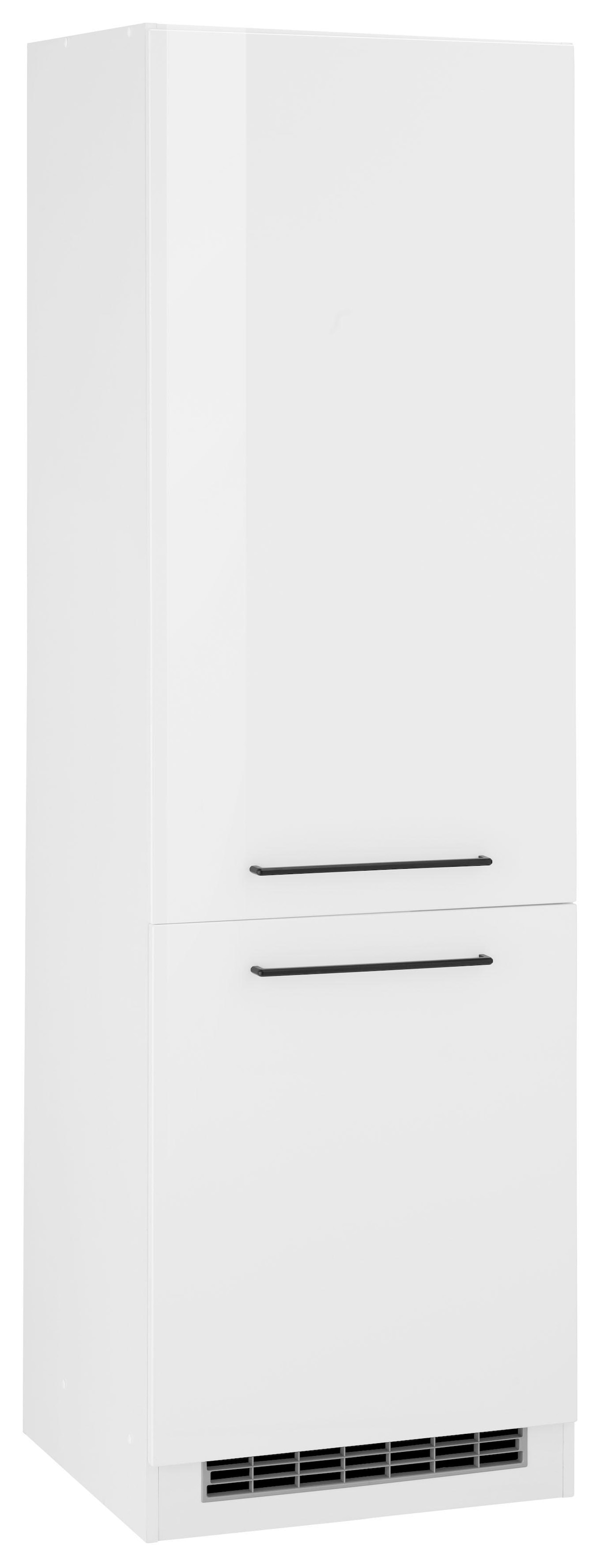 KOCHSTATION 1100000002199 "KS-Tulsa" 60 cm breit, 200 cm hoch, 2 Türen, schwarzer Metallgriff, MDF Front