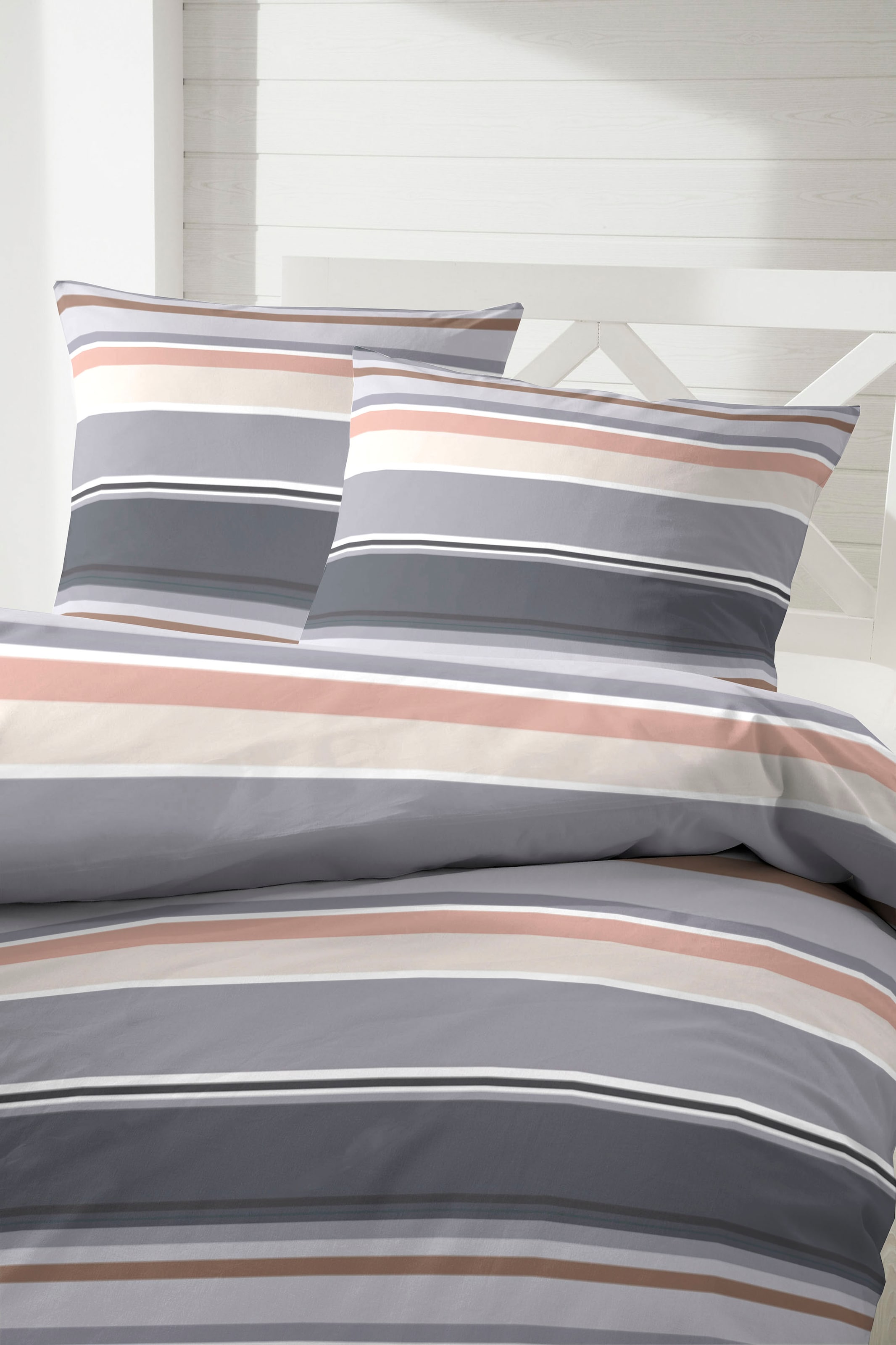 Primera Bettwäsche »Late Summer Stripe«, mit modernen Streifen in frischen Farben