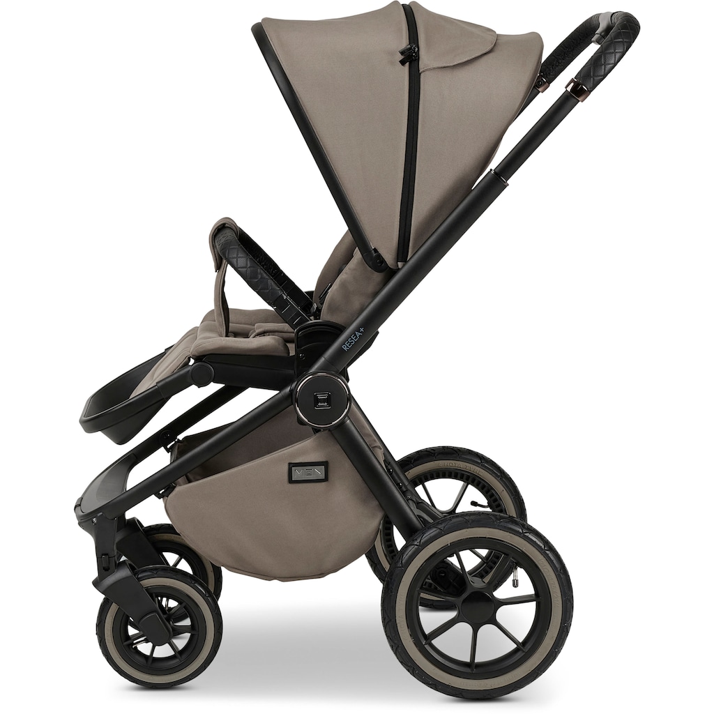 Moon Kombi-Kinderwagen »Resea+, mud/black matt«