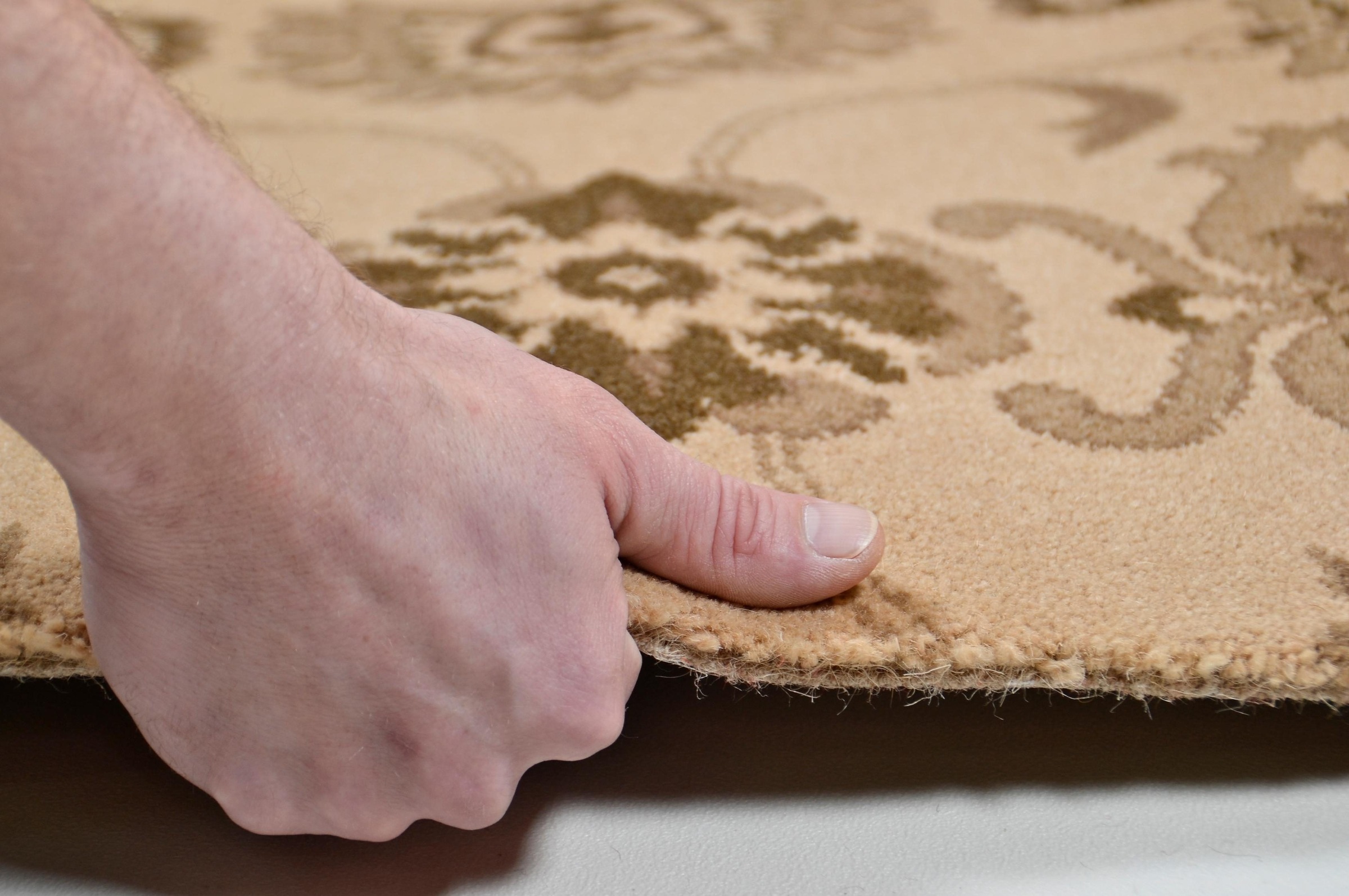 THEKO Teppich »Timeless 1«, rechteckig, 12 mm Höhe, Kurzflor, florales Design, 80% Schurwolle, Wohnzimmer