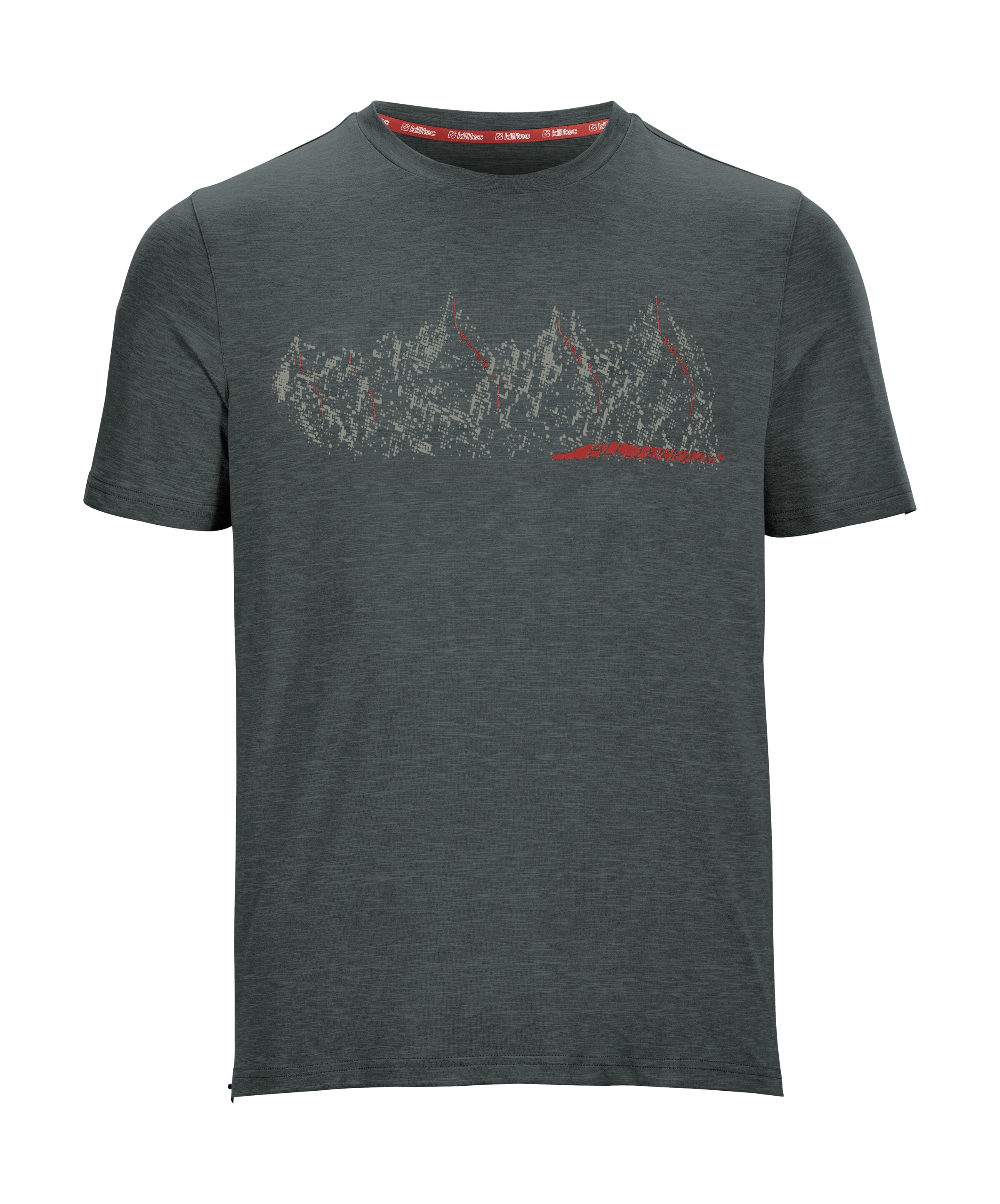 Killtec T-Shirt "MN TSHRT C" Schnelltrocknendes Herren T-Shirt mit Berg-Pri günstig online kaufen