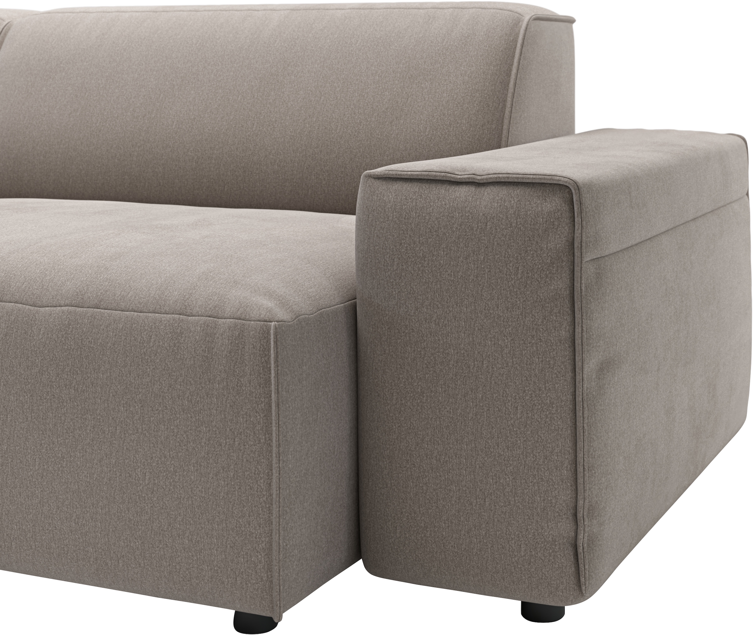 andas Ecksofa »Glimminge auch in Breitcord, Feincord, Bouclé + Easy care-Bezug«, L-Form, Breite 294, Zierkissen