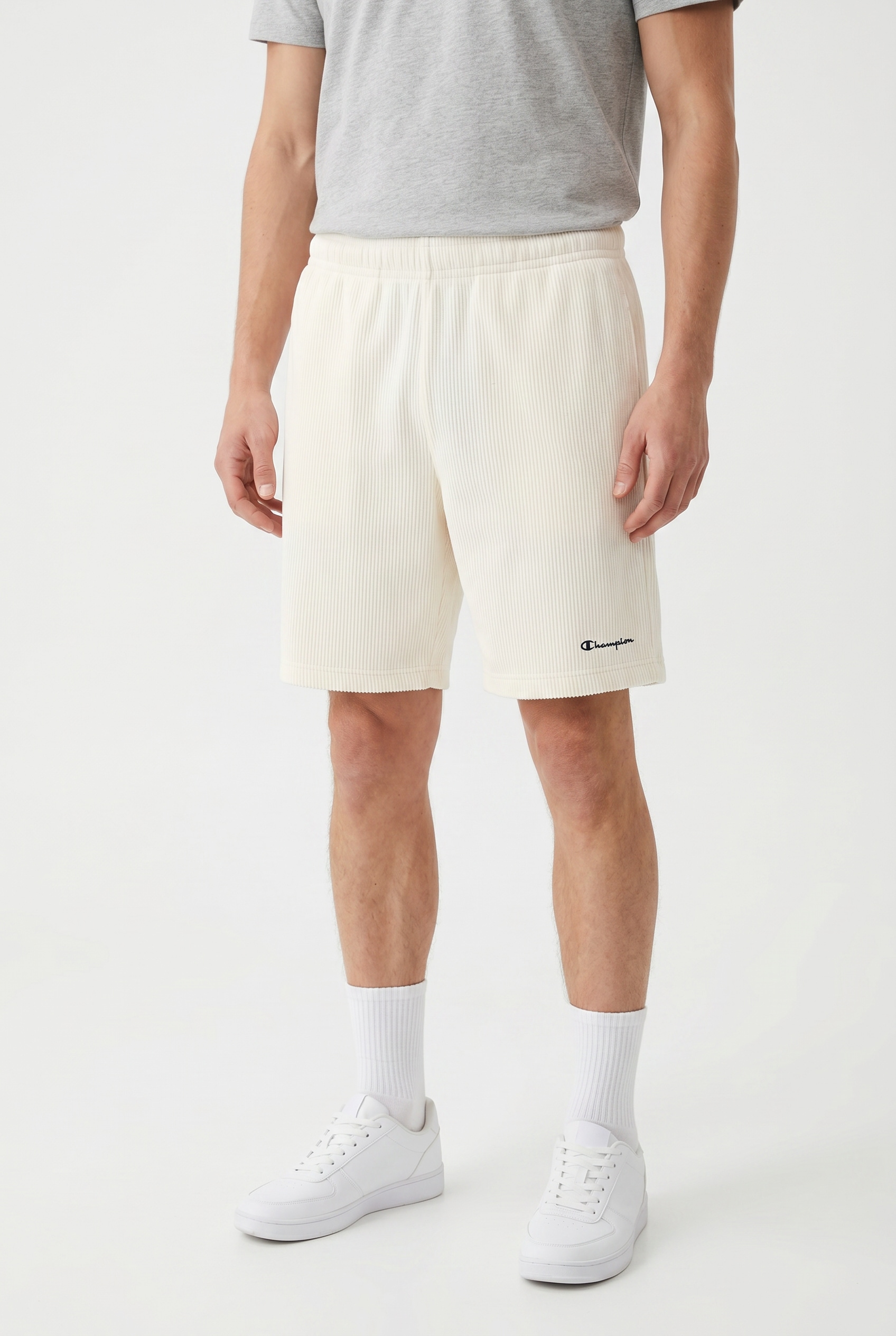Champion Shorts "Bermuda Riffle" aus Baumwolle und Polyester, Shorts-Form, auch in großen Größen