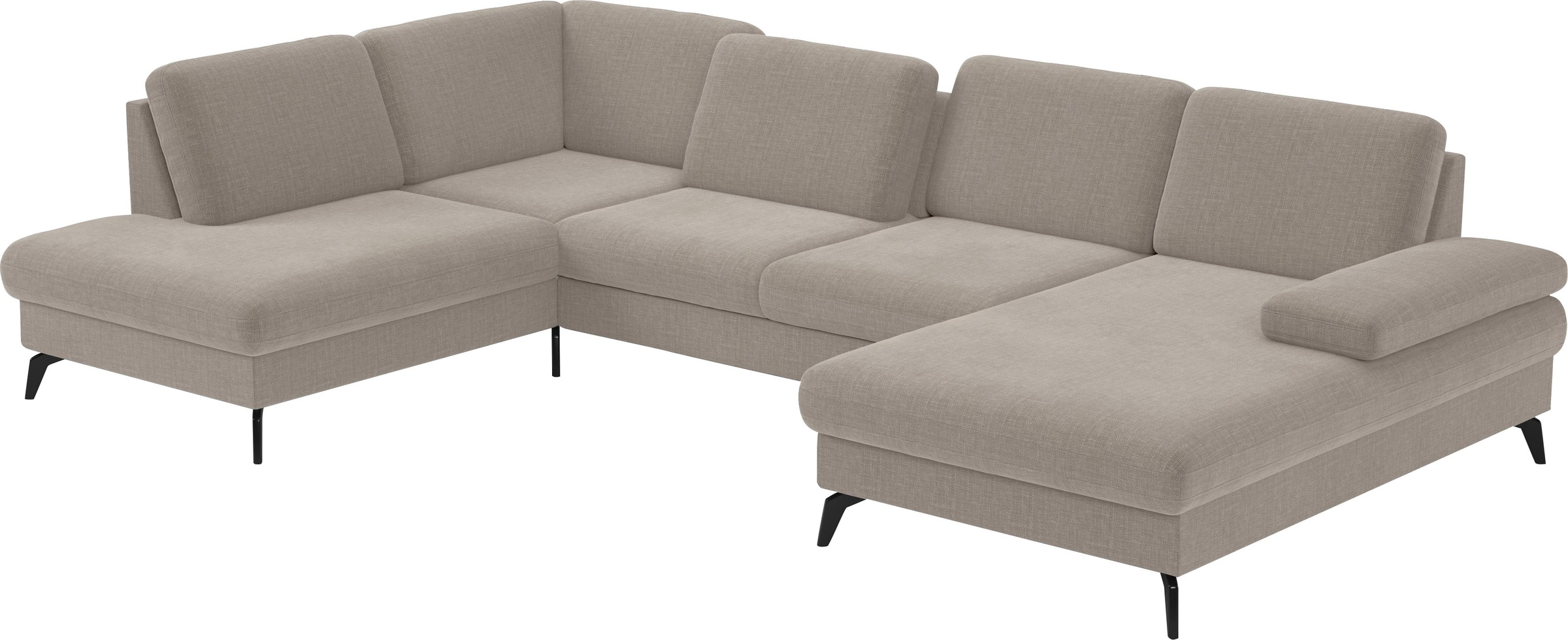 Thumbnail - sit&more Wohnlandschaft "Morris U-Form, inkl. Sitztiefenverstellung" wahlweise mit Armteilverstellung, Bettfunktion & Be...