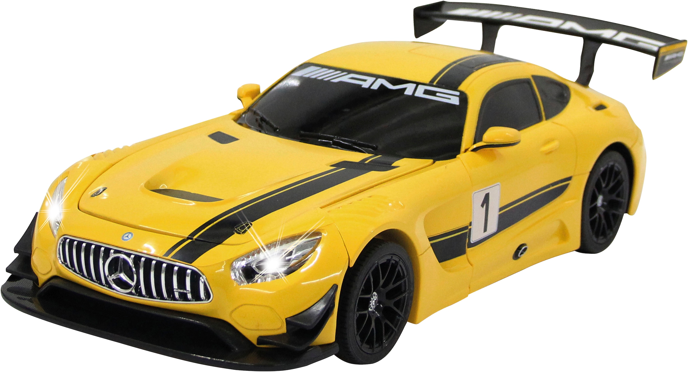 Jamara RC-Auto »Deluxe Cars, Mercedes-AMG GT3, 1:14, gelb, 2,4GHz«, mit Lautsprecher