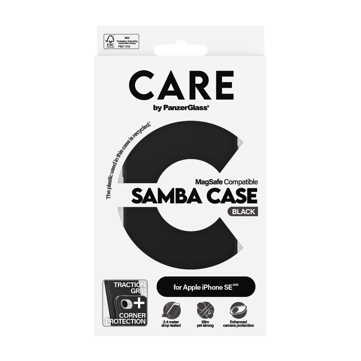 CARE by PanzerGlass Handyhülle »Fashionable Case Samba mit MagSafe«, Backcover, Schutzhülle, Handyschutzhülle, Case, Schutzcase, stoßfest