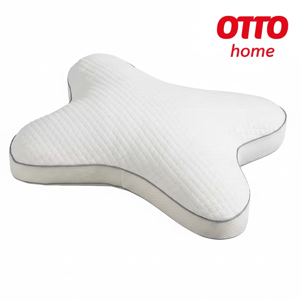 OTTO home Nackenkissen "Schmetterling NEUHEIT in Größe: 54x44 cm" ergonomisches Nackenstützkissen für alle Schlafpositionen