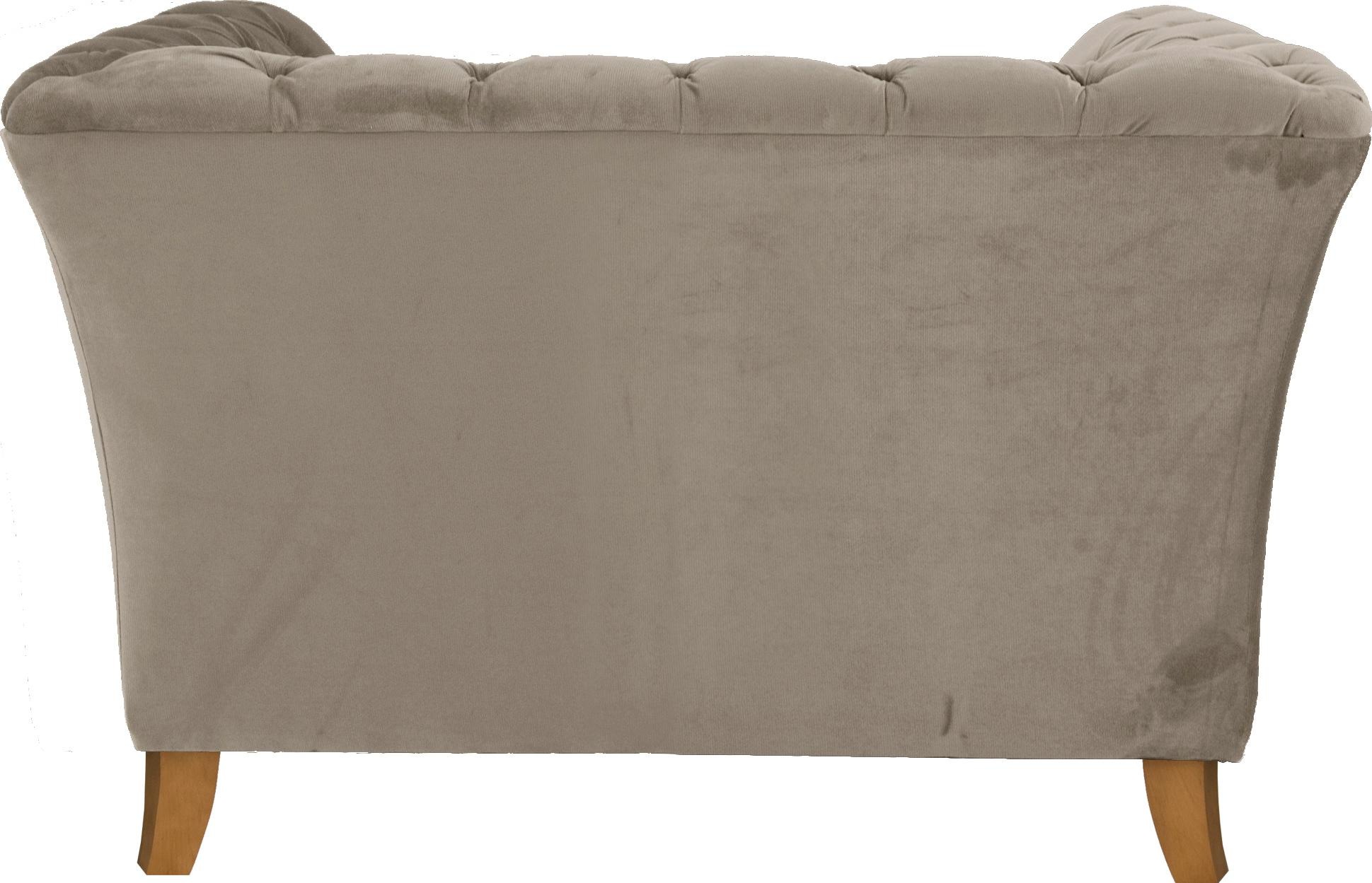Home affaire Sessel »Newport modernes Chesterfield«, mit Knopfheftung im Rücken, Keder und feinen Armlehnen