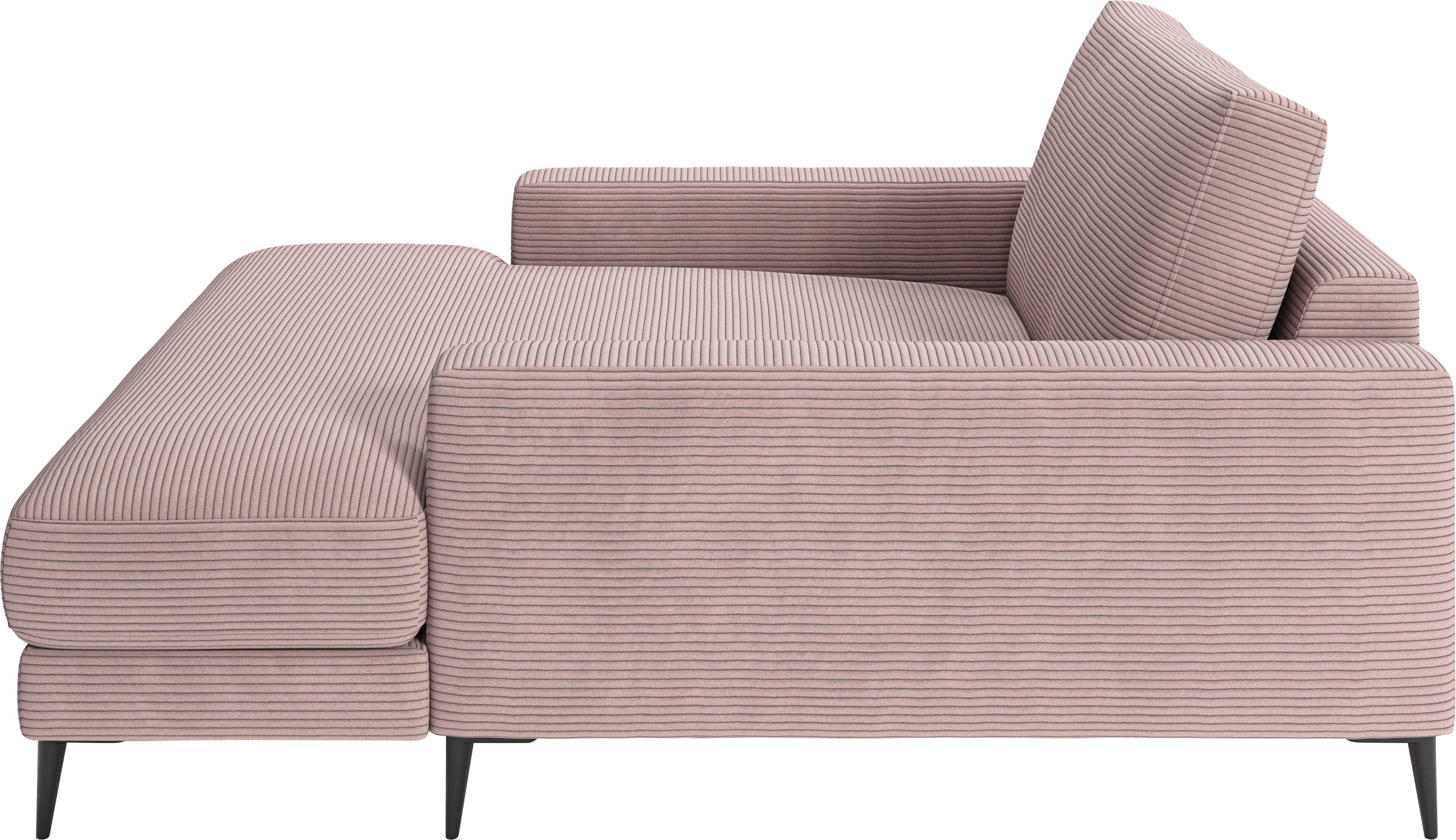 INOSIGN Chaiselongue »Downtown Loungemöbel zum Relaxen, B/T/H: 132/170/84 cm«, auch in Bouclé, Cord und Easy care - leicht mir Wasser zu reinigen