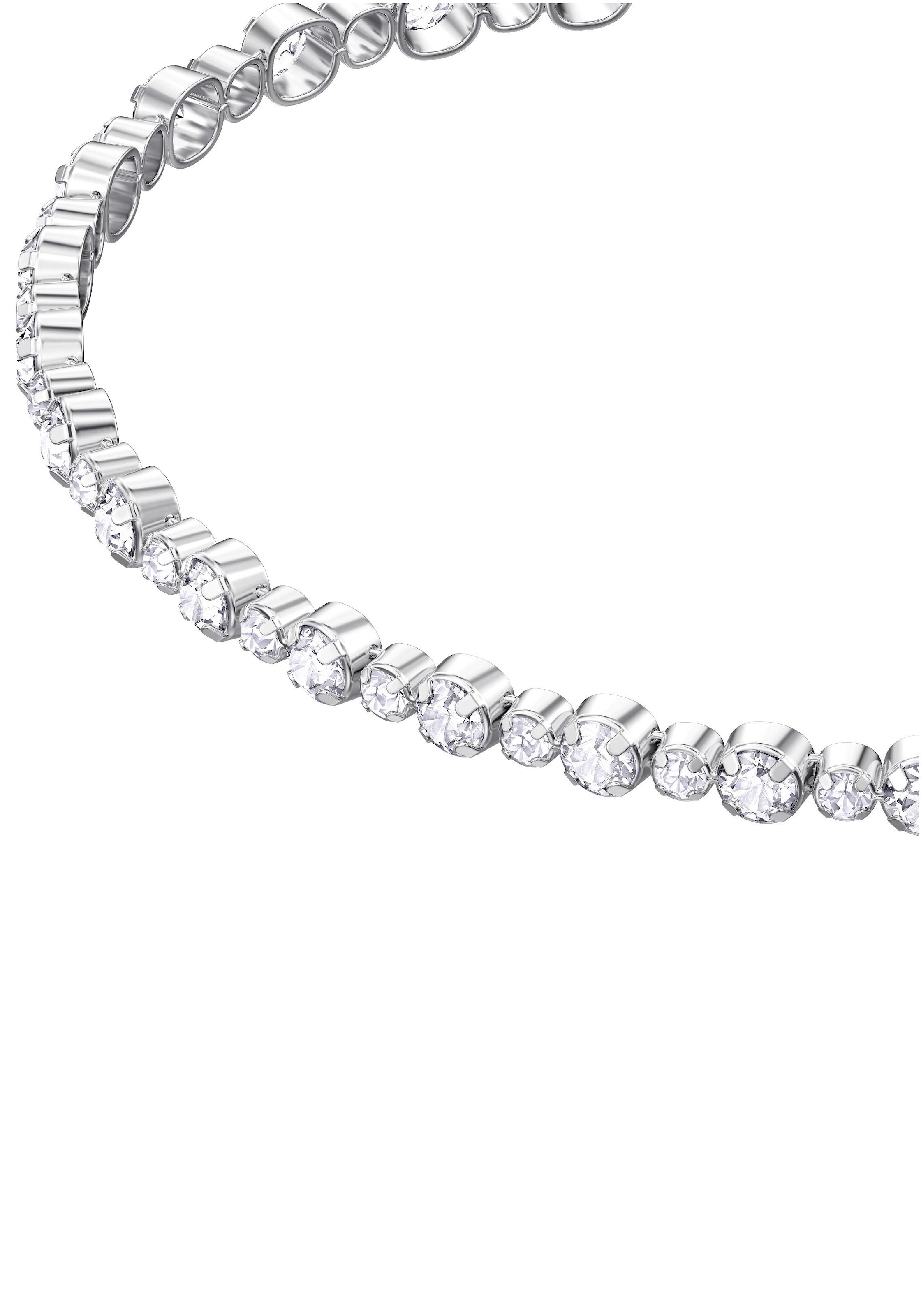 Swarovski Armband »Subtle, weiss, rhodiniert, 5465384«, mit Swarovski® Kristall