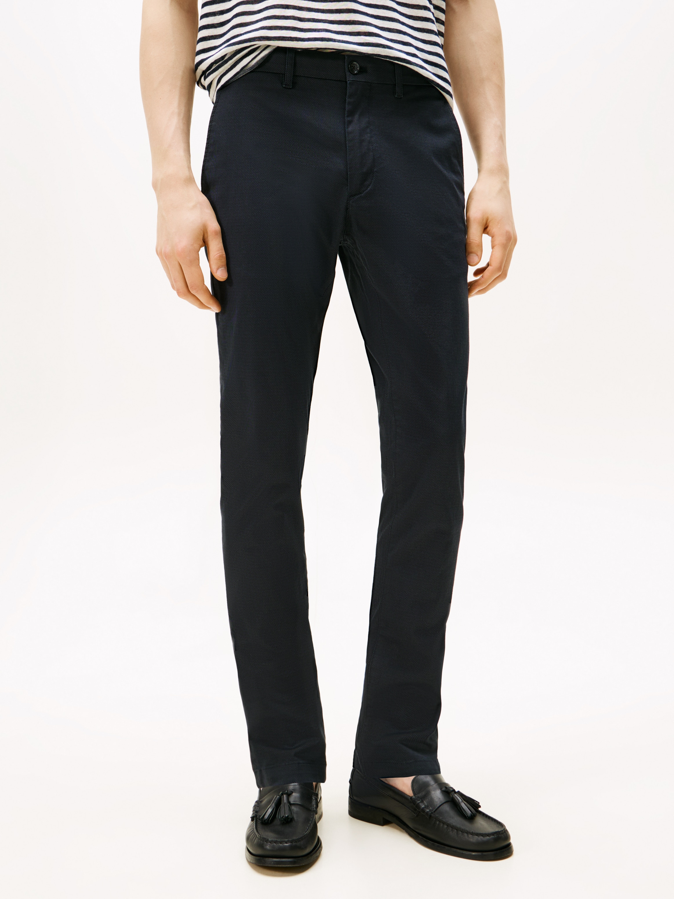 Tommy Hilfiger Chinohose "BLEECKER PRINTED STRUCTURE", Slim FIT günstig online kaufen