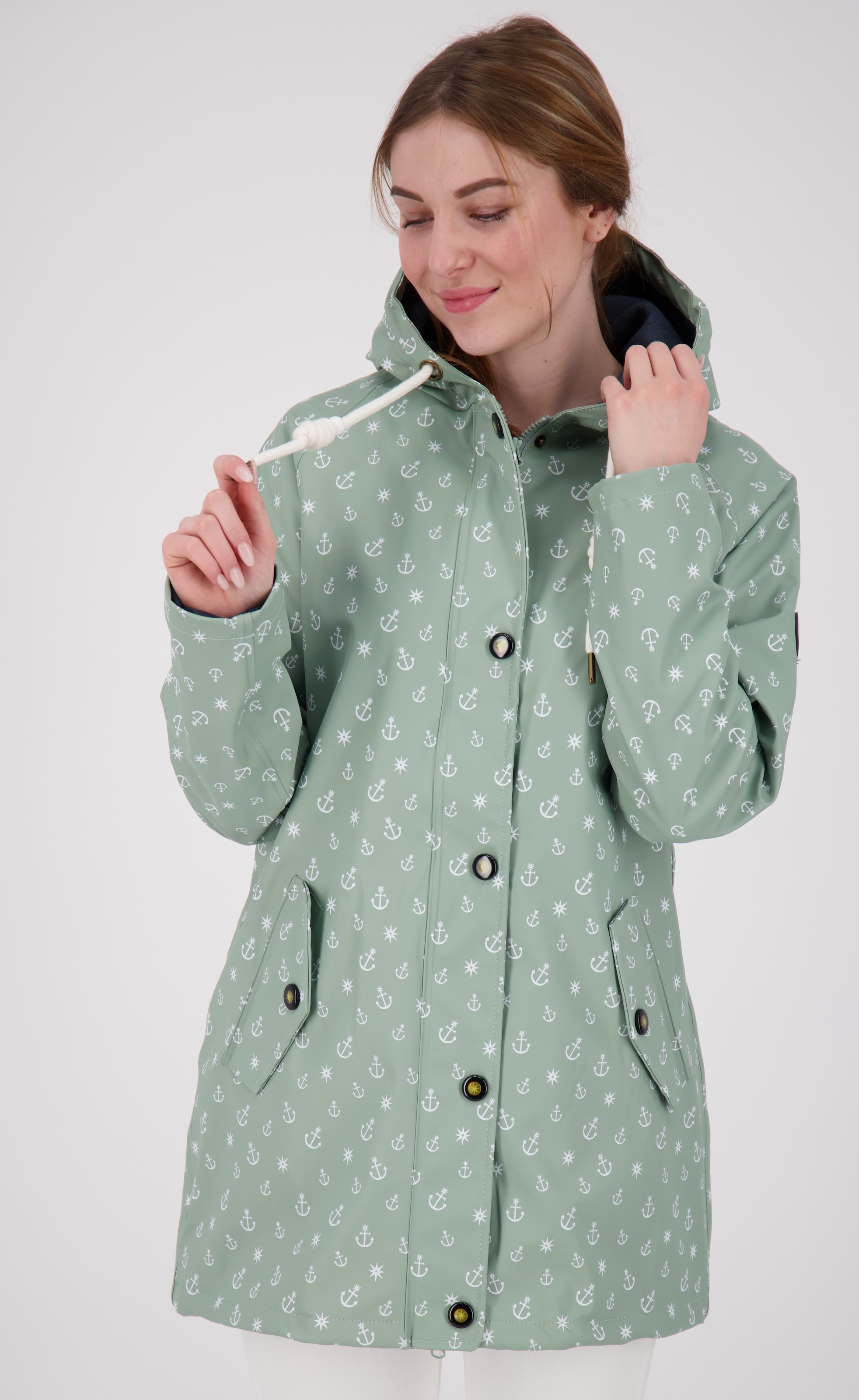 ankerglut Regenjacke "Friesennerz HALIFAX ANCHOR WOMEN", auch in Großen Grö günstig online kaufen
