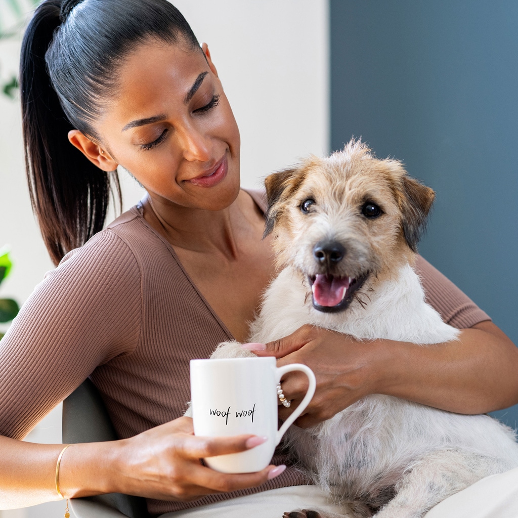 Villeroy & Boch Becher »Kaffeebecher Dog Statement 280 ml 2er Set weiß«