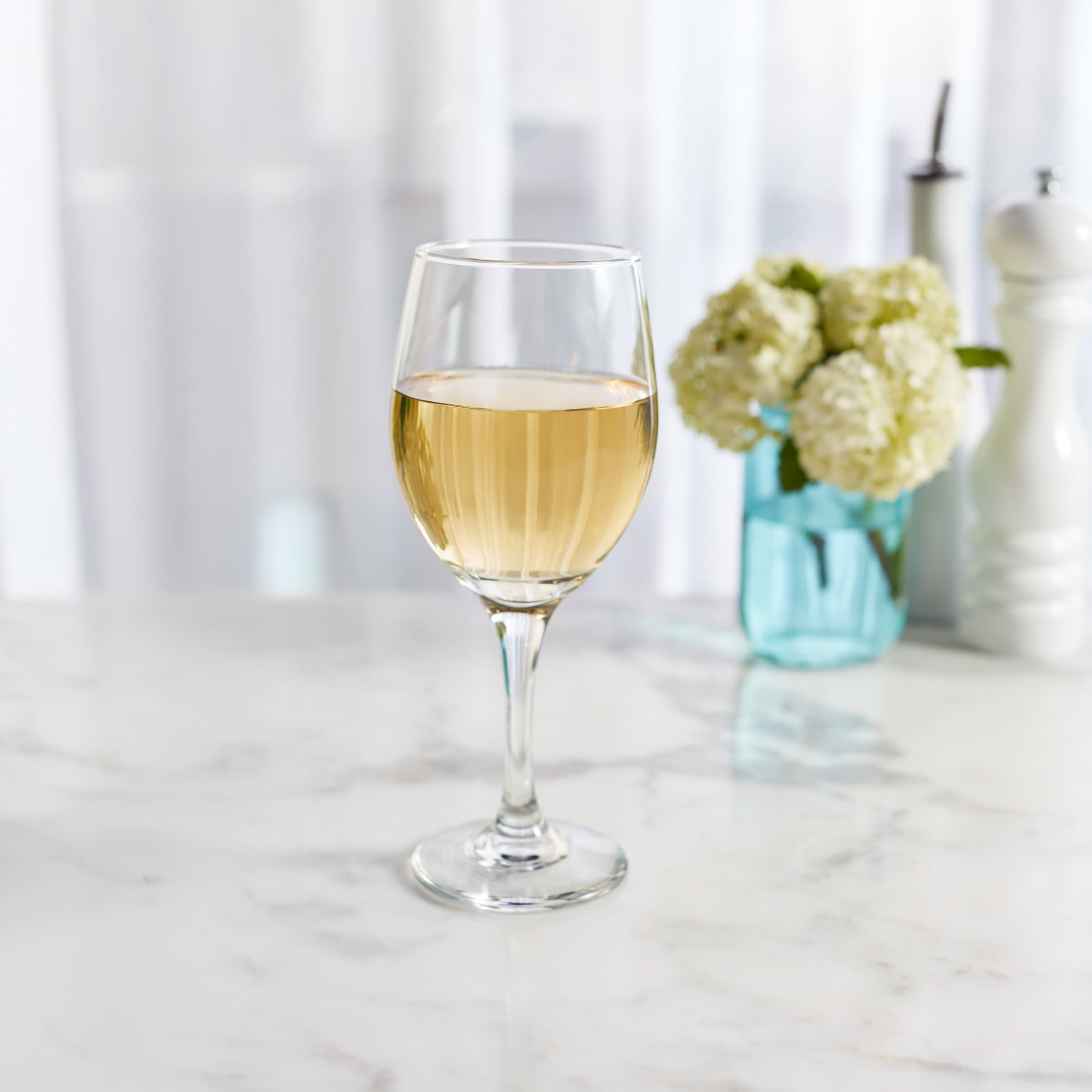 LIBBEY Gläser-Set »Goblet Glas -PERCEPTION-, 414 ml, Ø 8,5 cm, H: 21 cm, 12er Set«, (Set, 12 tlg.), hochwertig verarbeitet, im modernen Design