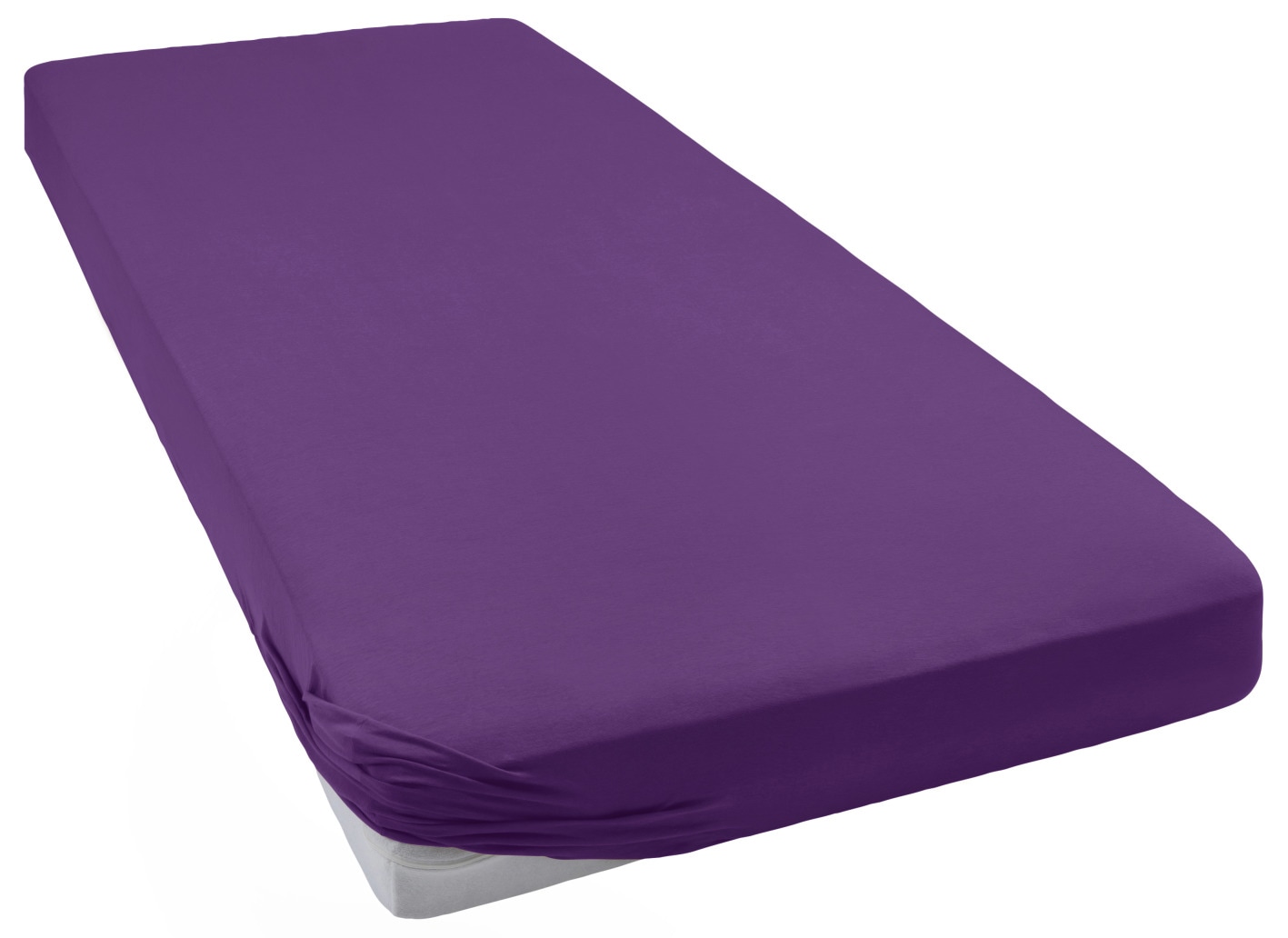 bellana Spannbettlaken "bellana deluxe mit Elasthan, Jersey 230 g/m², Premium-Qualität" mit 5% Elasthan, für Matratzen bis 35cm Höhe, bügelfrei, faltenfrei