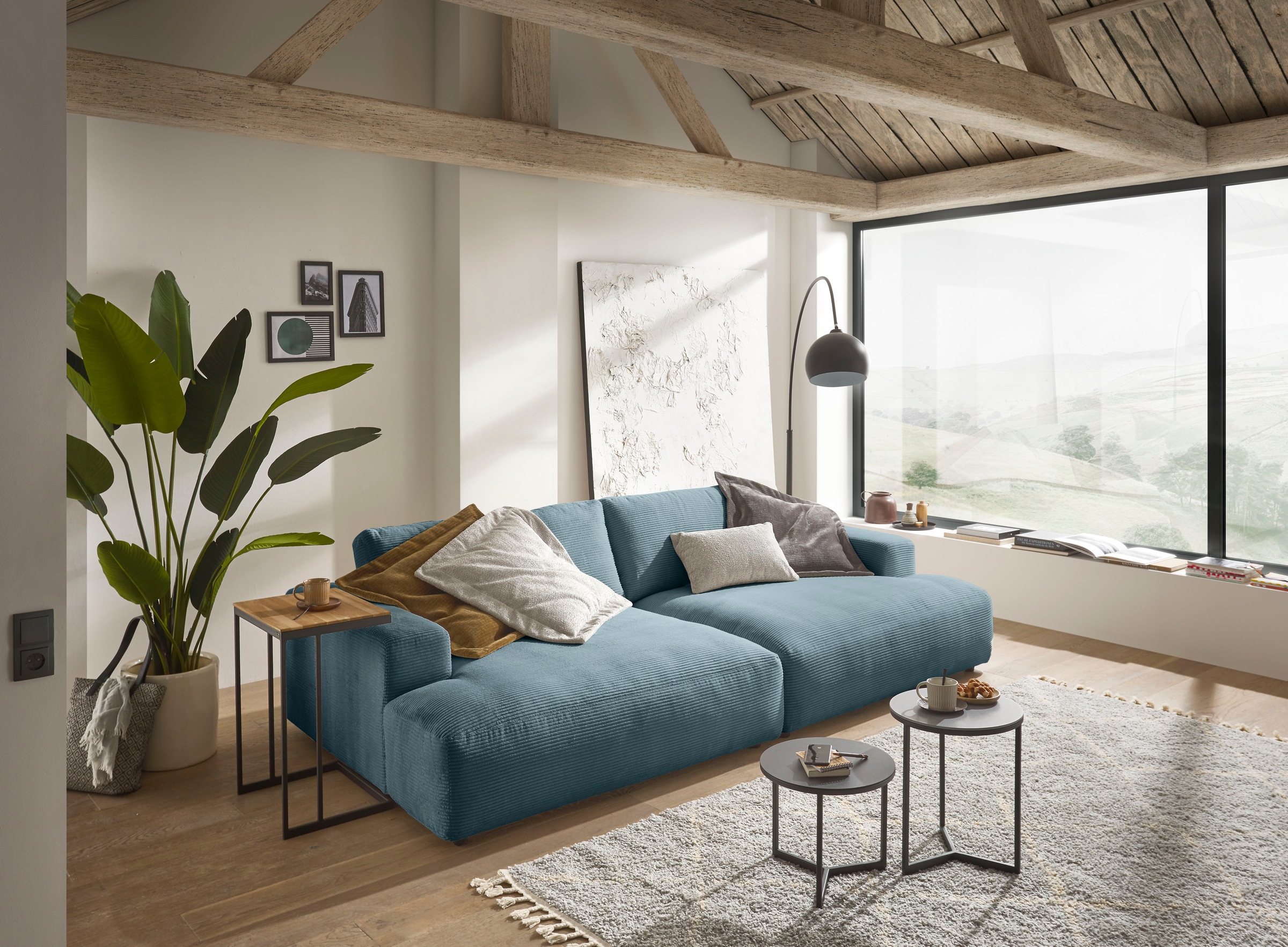 Musterring Loungesofa »Lucia«, Cord-Bezug, Breite 292 cm