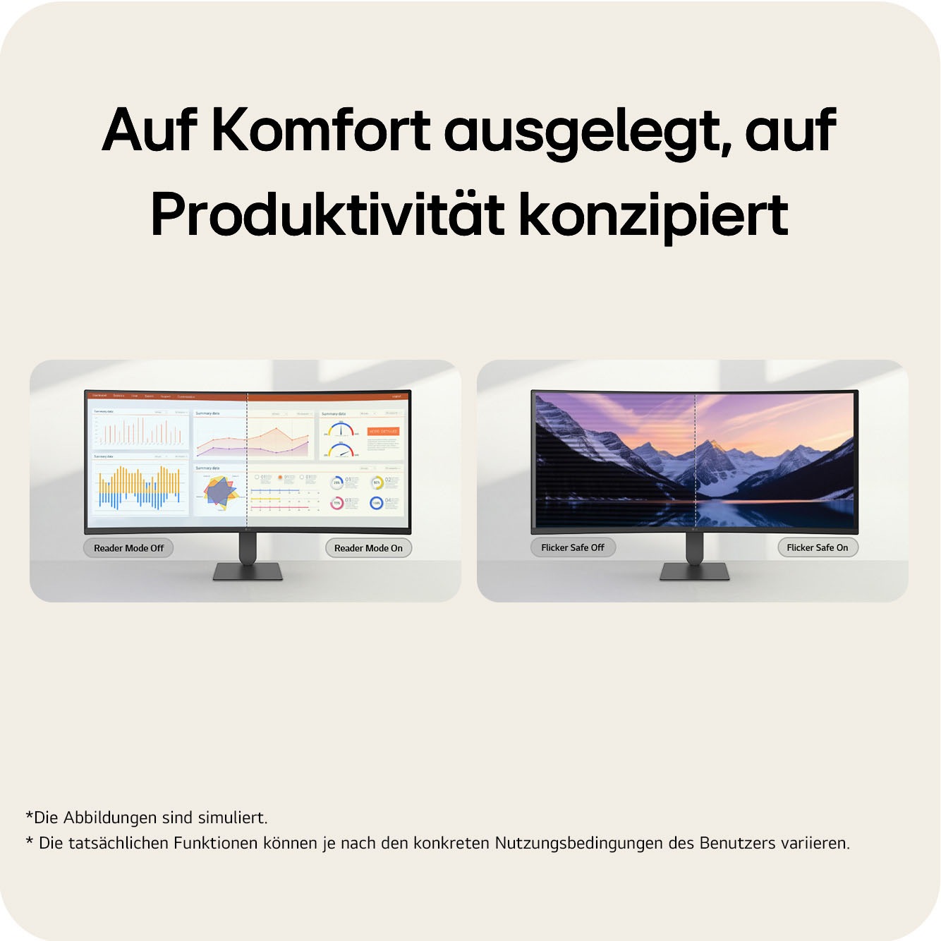 LG Curved-LED-Monitor »34U640B« 86 cm/34 ″  3440 x 1440 px UWQHD 5 Reaktionszeit 144 Hz