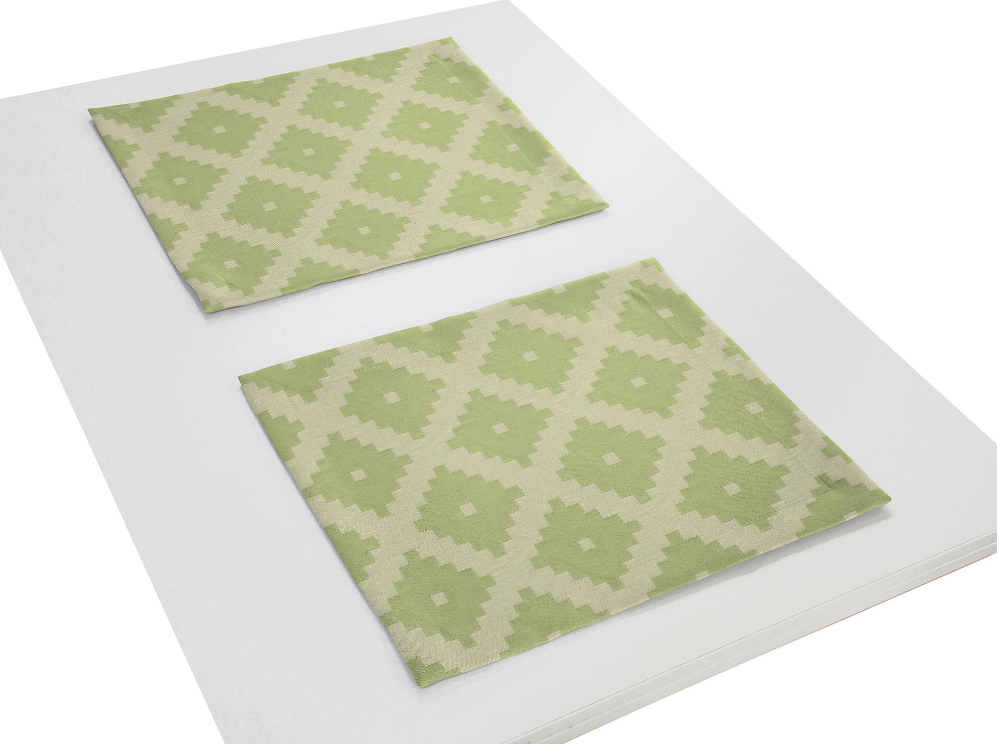 Adam Platzset "Maroccan Shiraz" mit Jacquard-Muster