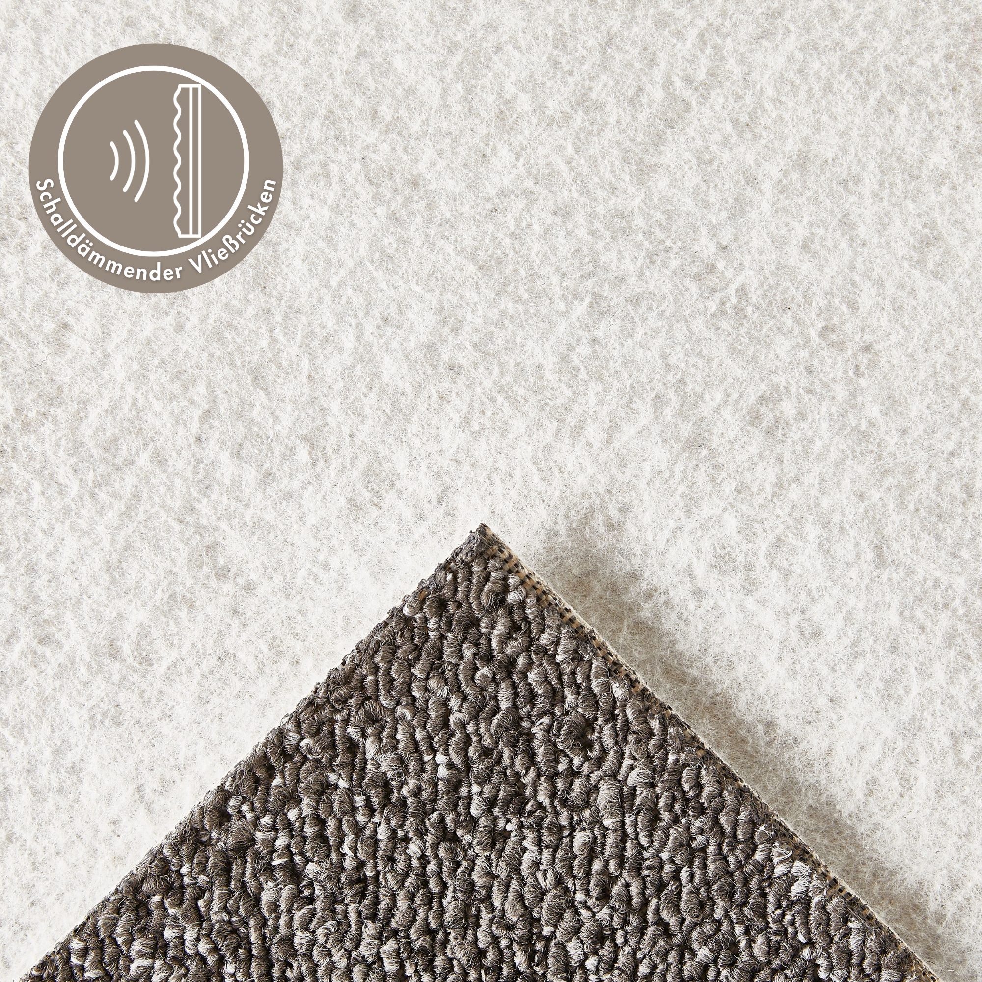 Andiamo Teppichboden »Joe, Schlinge, Made in Netherlands«, rechteckig, 6 mm Höhe, Breite 400 cm, meliert, Wohnzimmer, strapazierfähig & robust