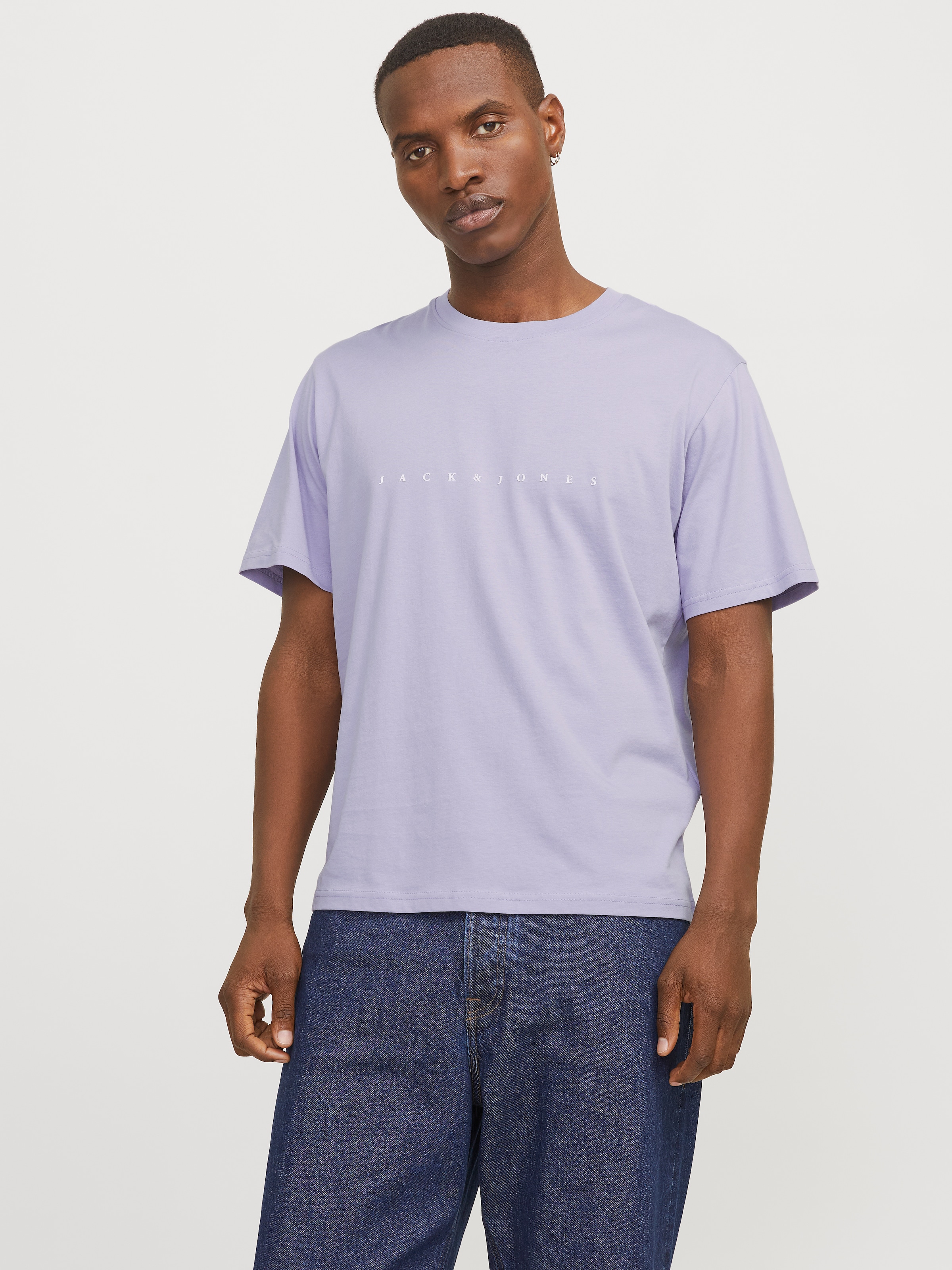 Jack & Jones Rundhalsshirt "JJESTAR mit Pigmentprint und Baumwollgefühl", b günstig online kaufen