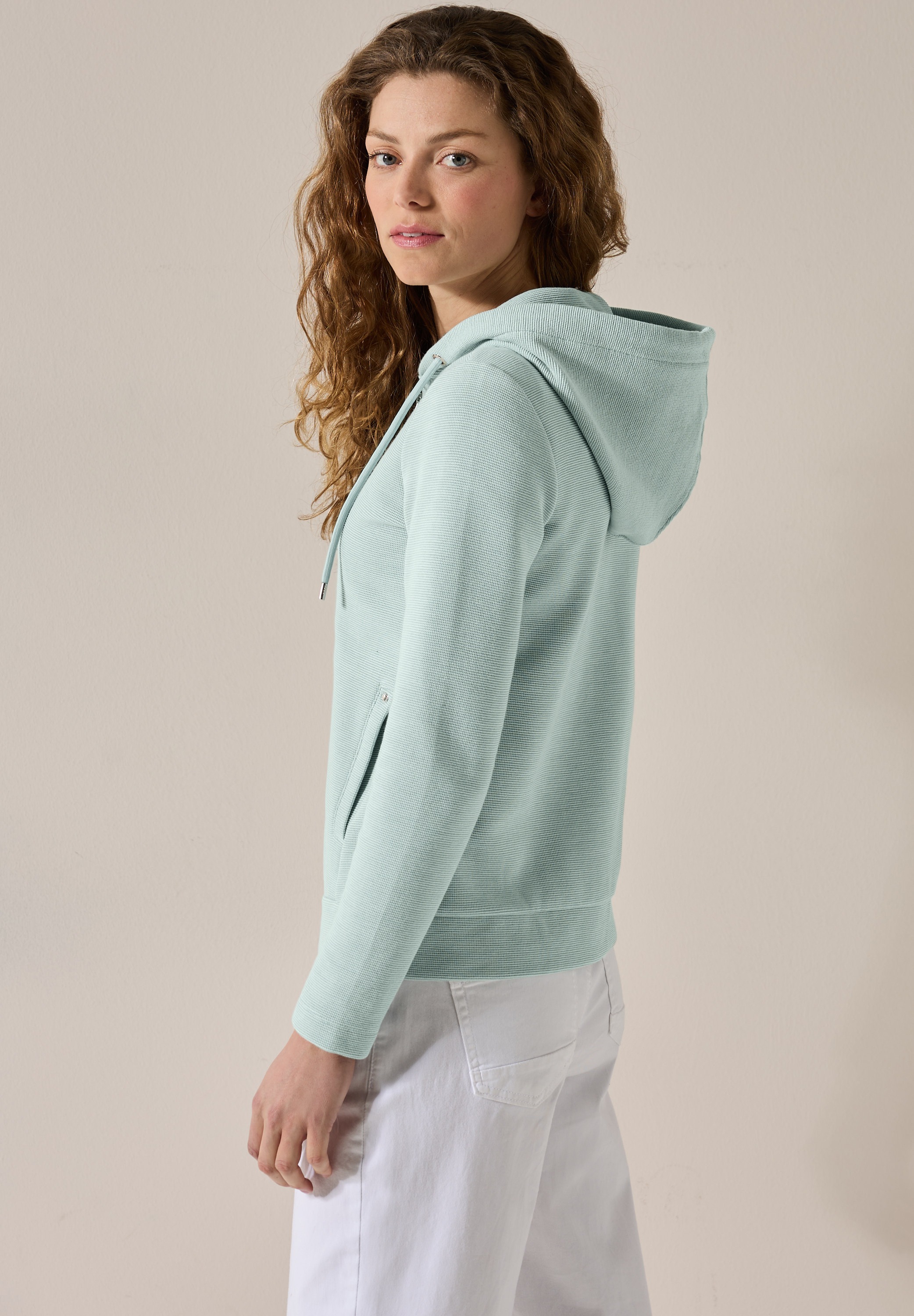 CECIL Kapuzensweatjacke mit Kapuze günstig online kaufen