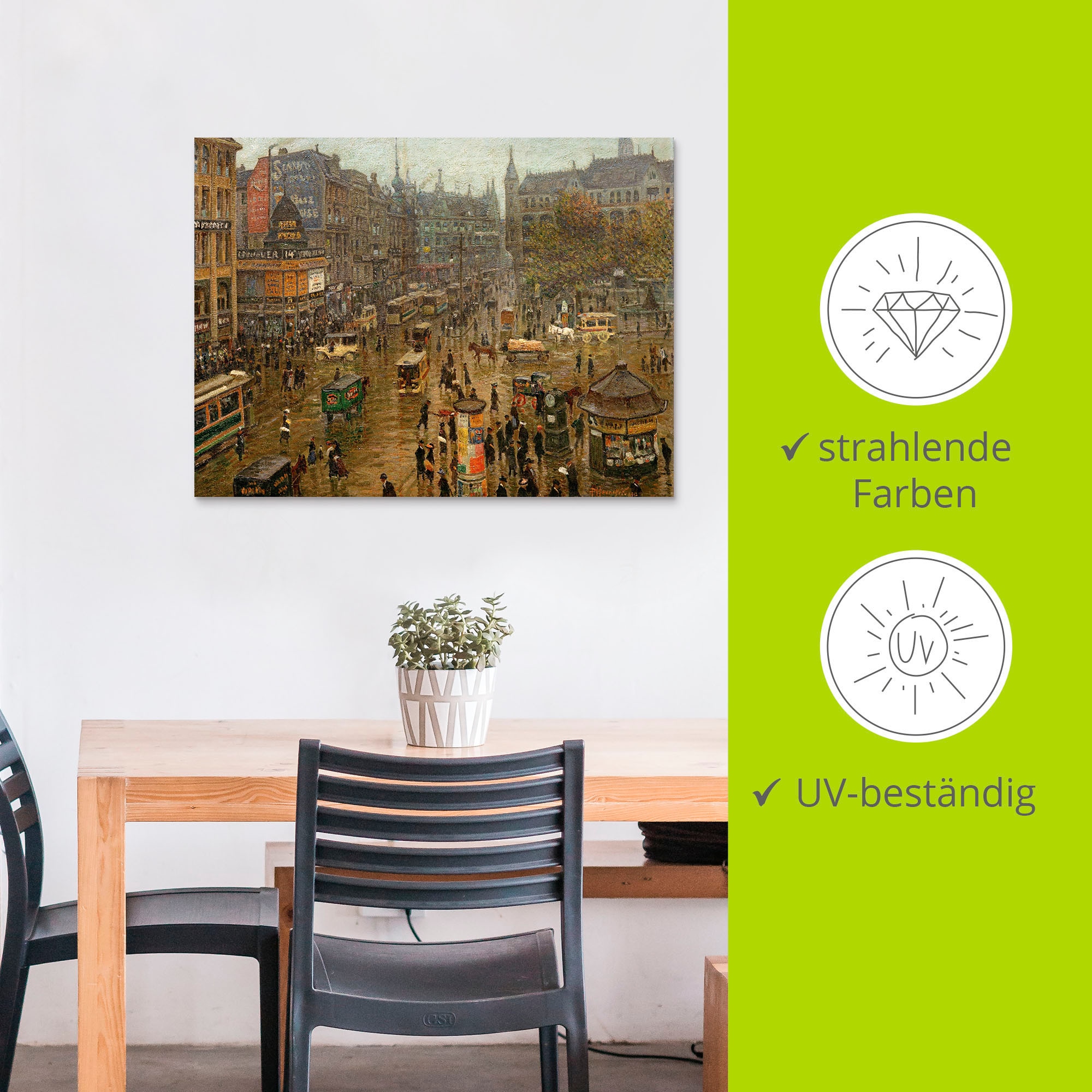 Artland Wandbild »Der Spittelmarkt«, Berlin, (1 St.), als Alubild, Outdoorbild, Leinwandbild in verschied. Größen