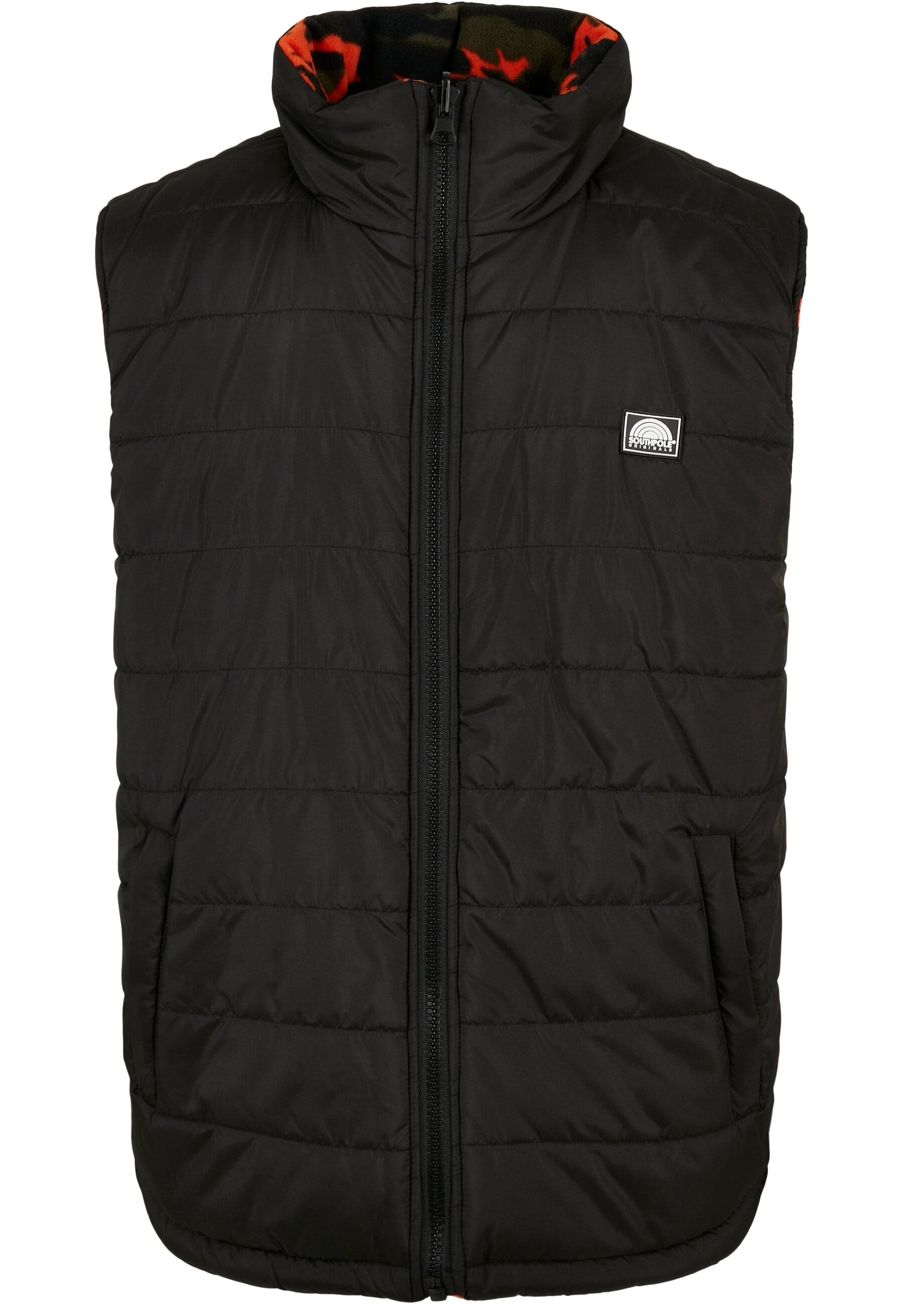 Jerseyweste »Southpole Herren Southpole Reversible Bubble Vest«, (1 tlg.)