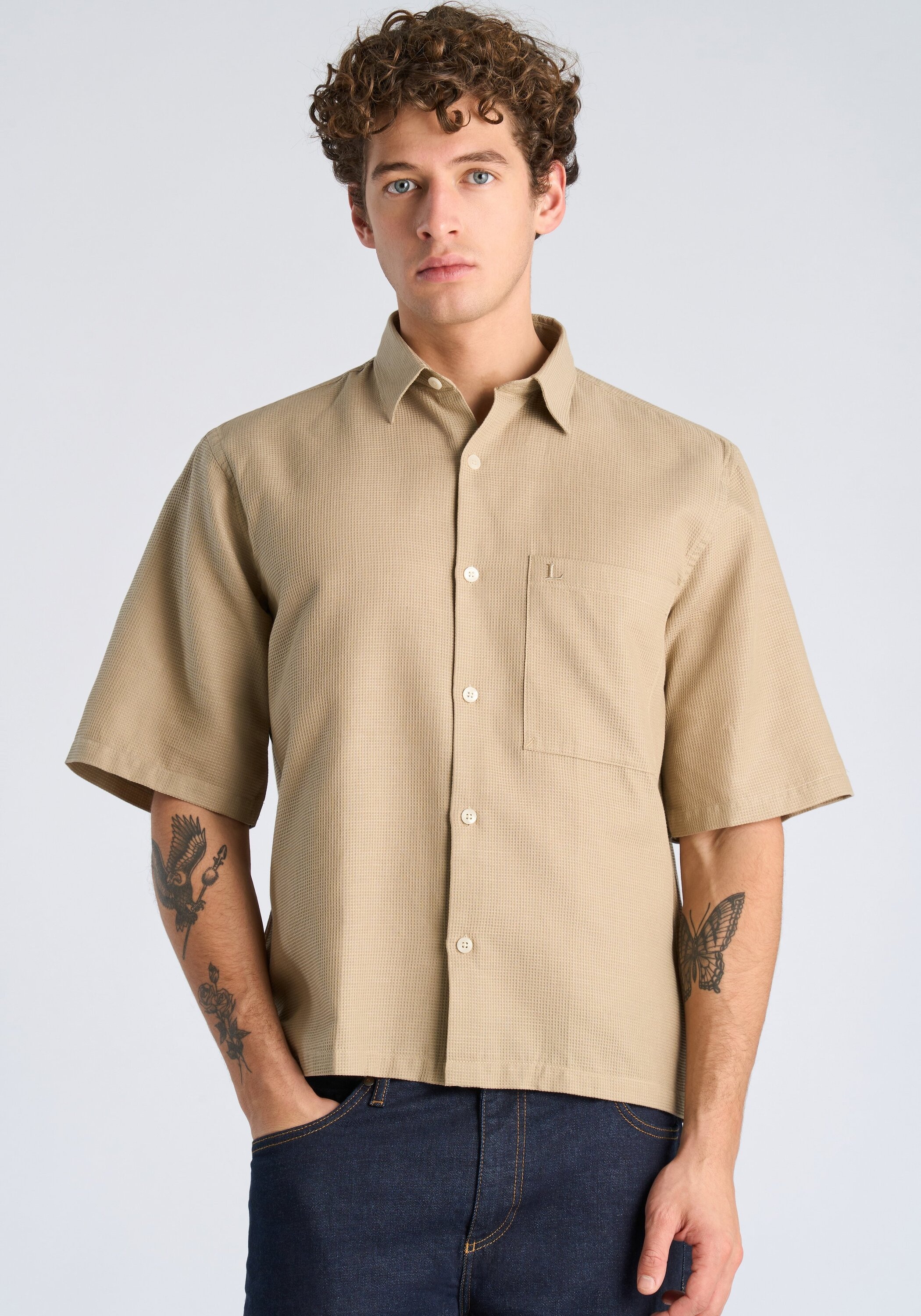 LINDBERGH 1100000002199 "Freizeithemd (Kurzarm) Regular Fit"