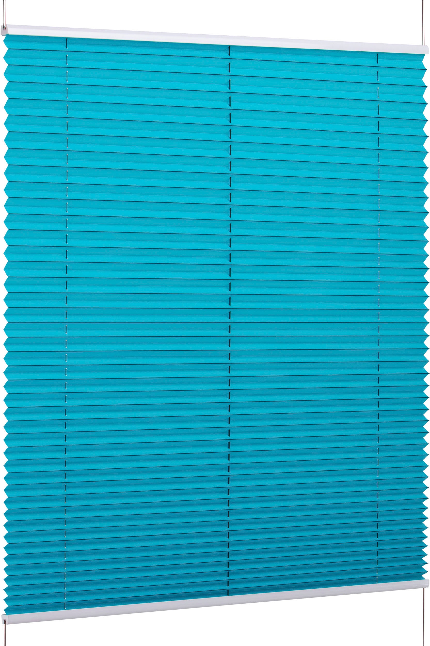K-HOME Plissee "Klemmfix FLORIDA Stripe mit patentiertem Design" Lichtschutz ohne Bohren verspannt patentiertes Design