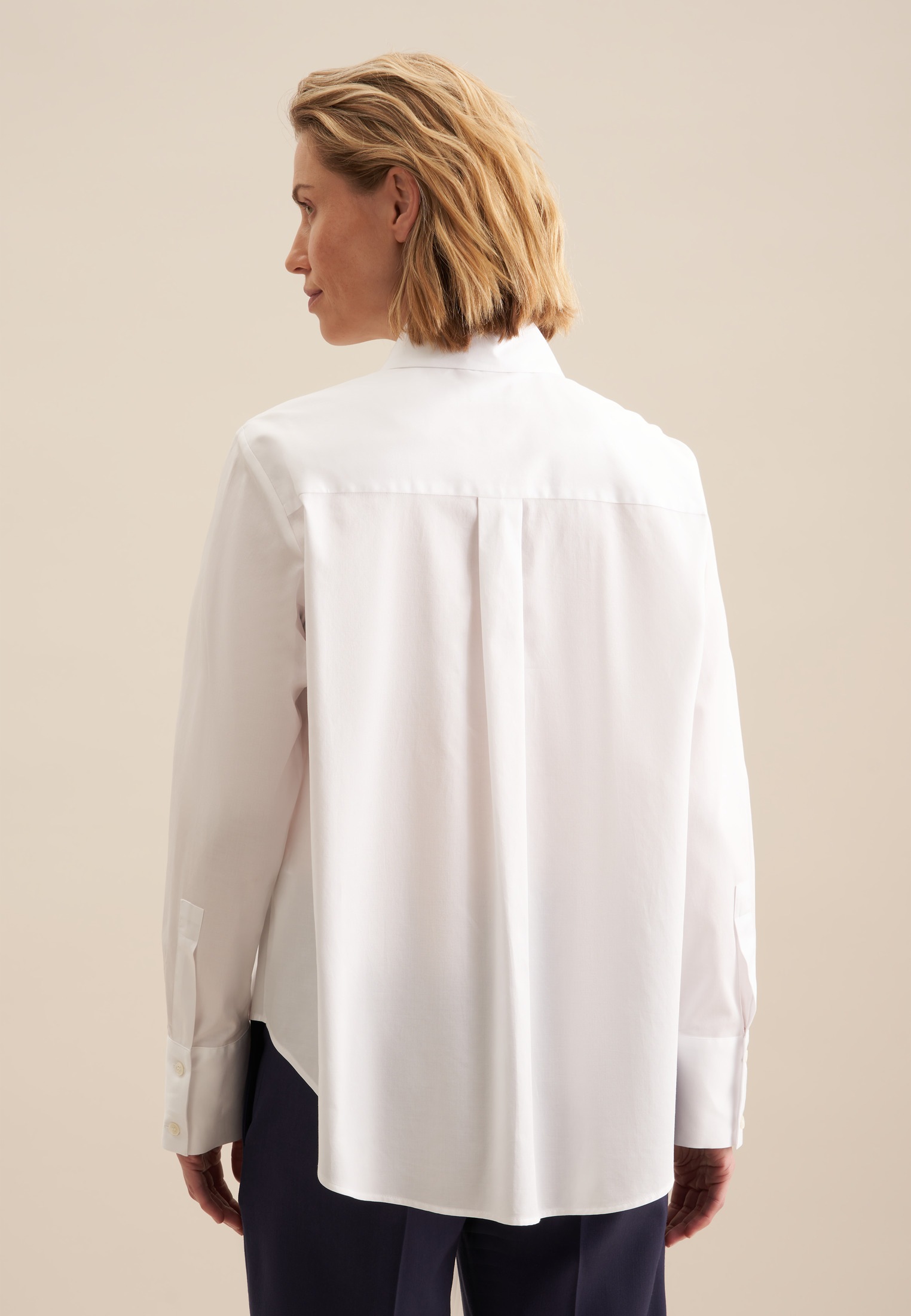 seidensticker Hemdbluse "Schwarze Rose" 1/1 Kragen Uni günstig online kaufen